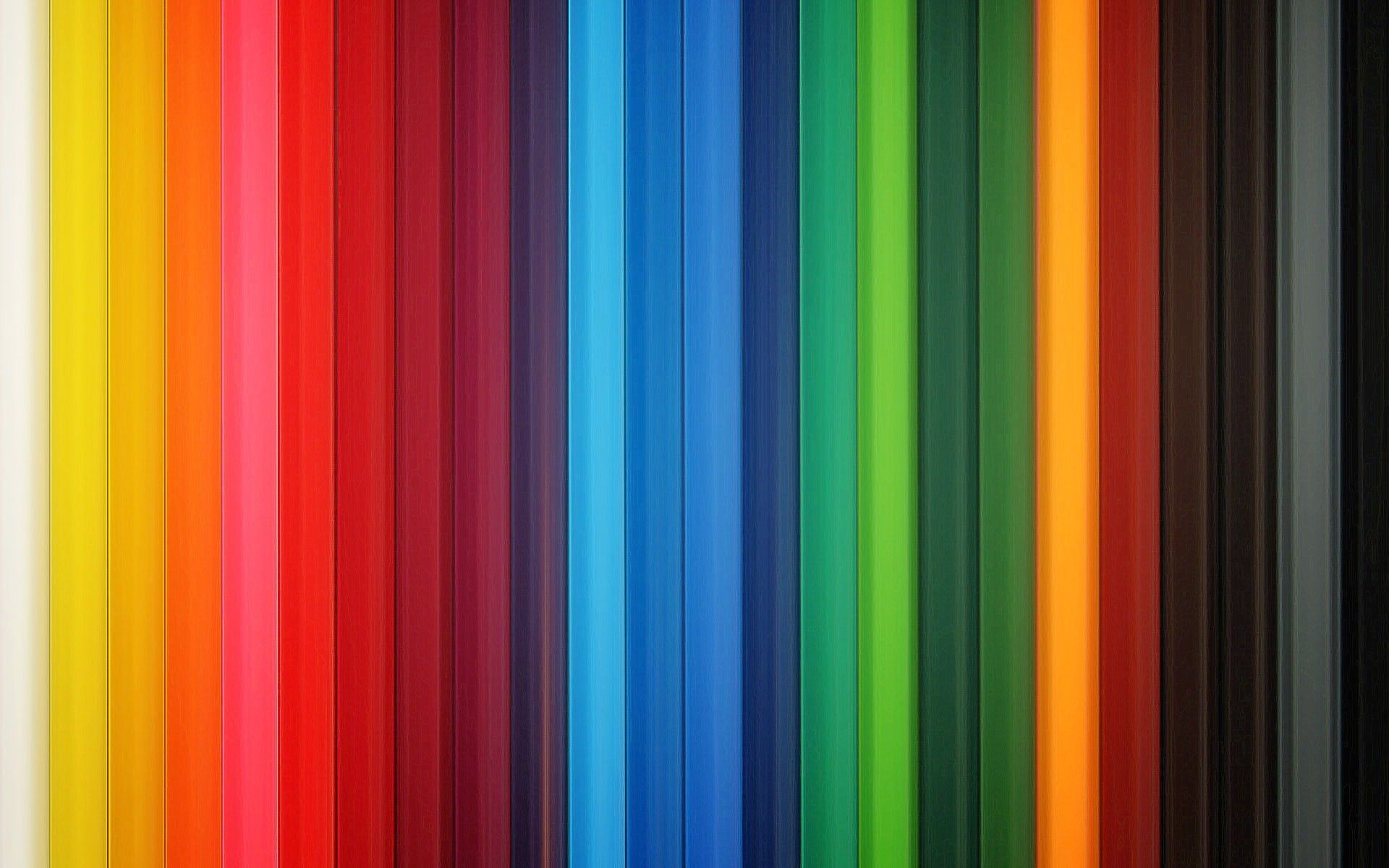 Yellow Red Blue Color Stripe 4K Wallpapers