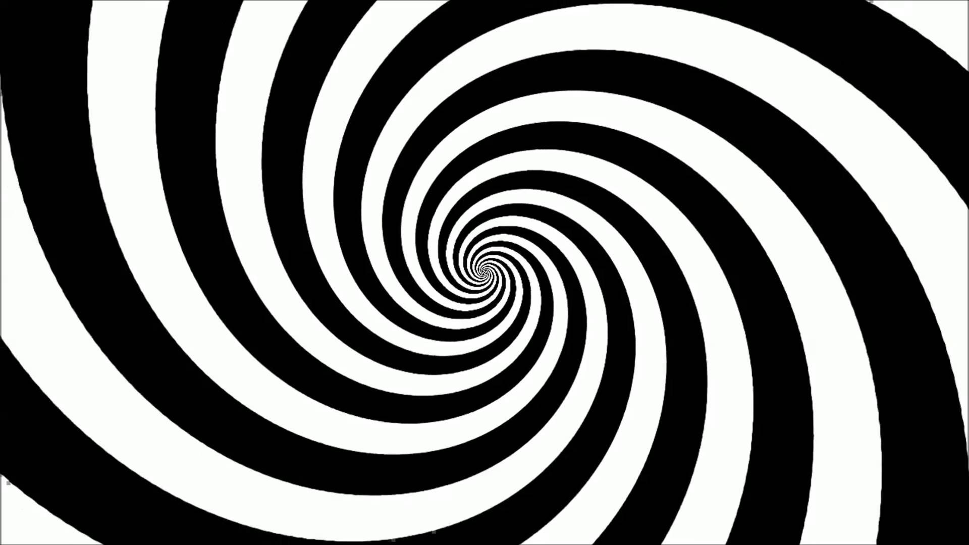 Hypnotism Monochrome Pattern Wallpapers