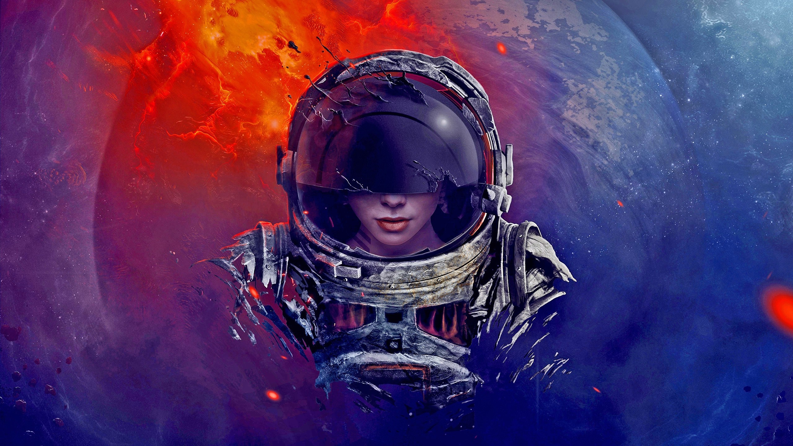 Astronaut 3D Artwork Wallpapers