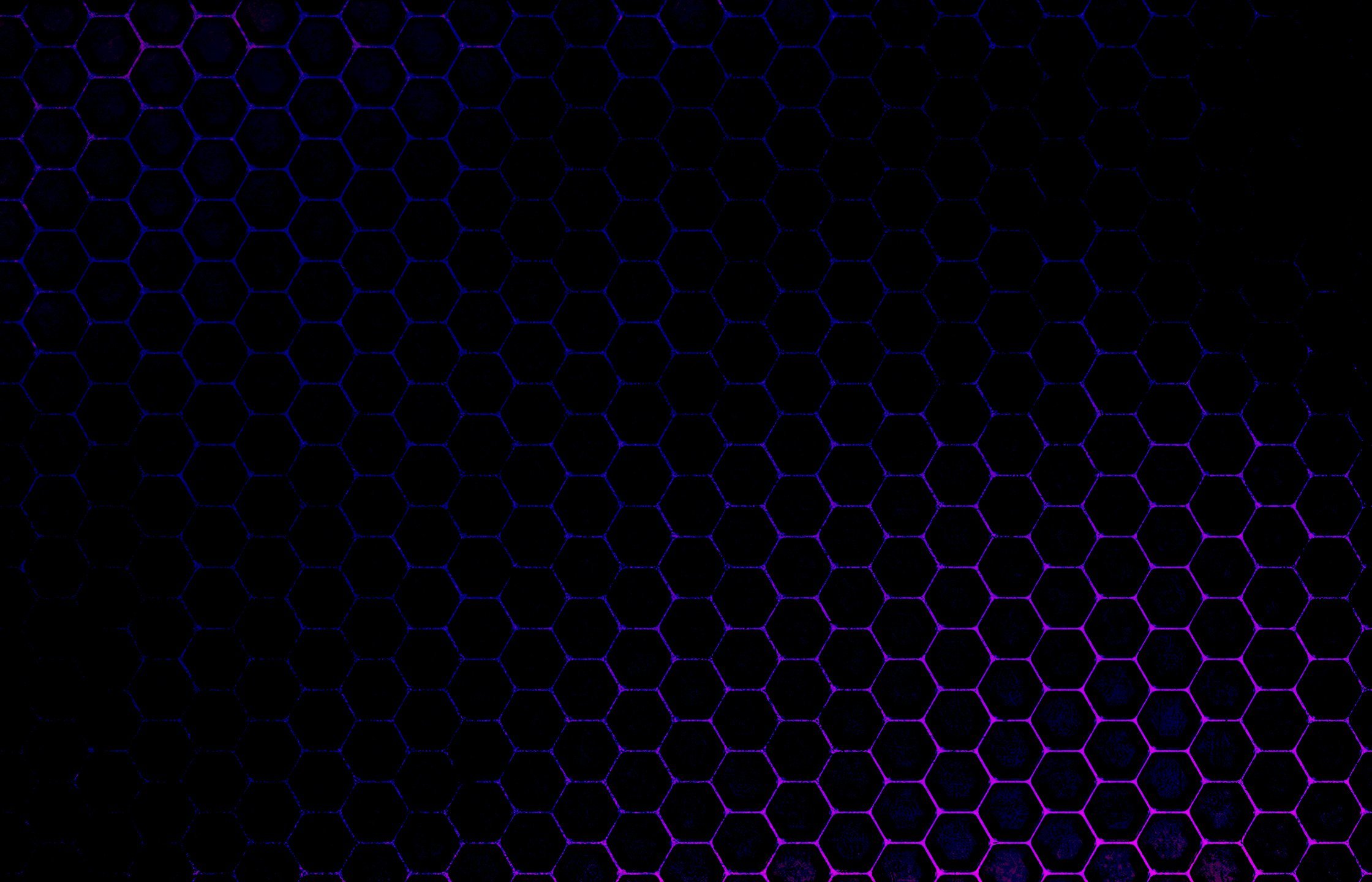 Black Blue Hexagon Pattern Wallpapers