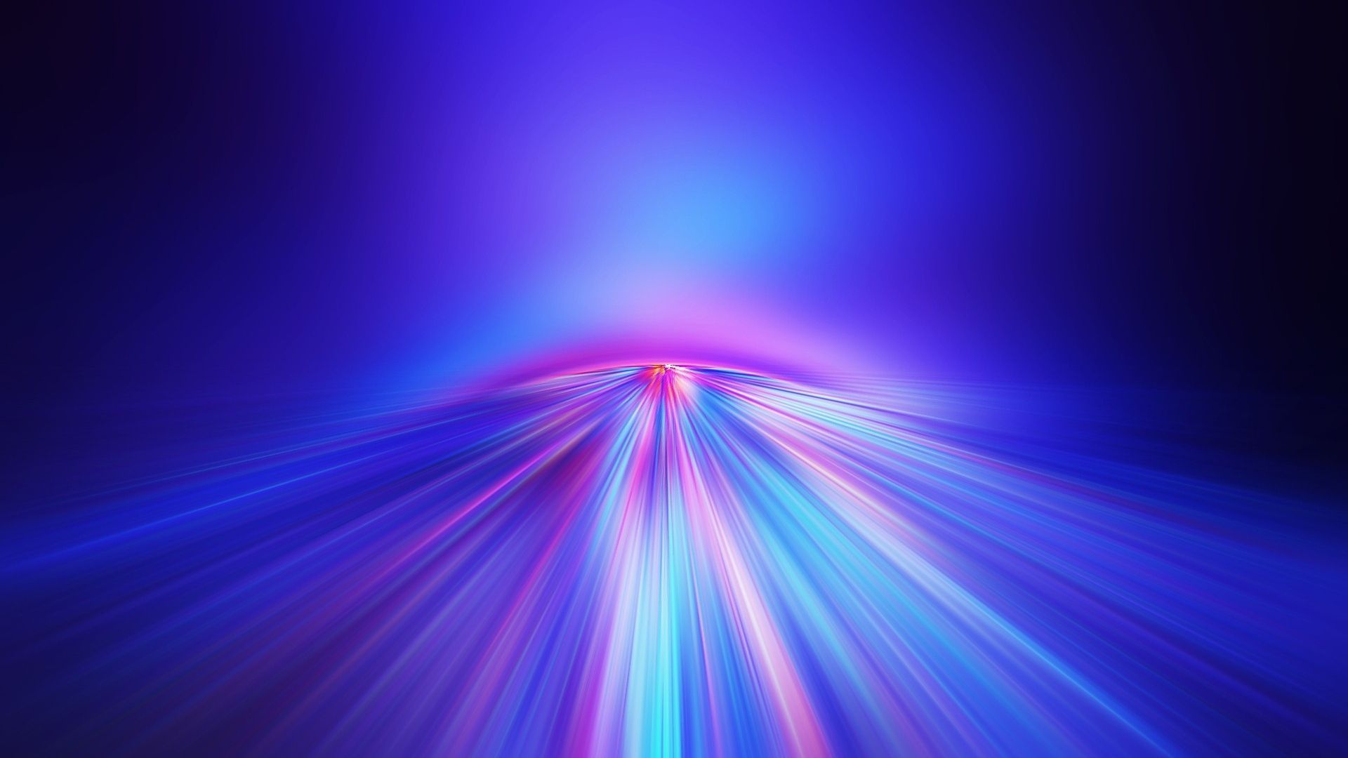 Blue Glowing 4K Line Wallpapers