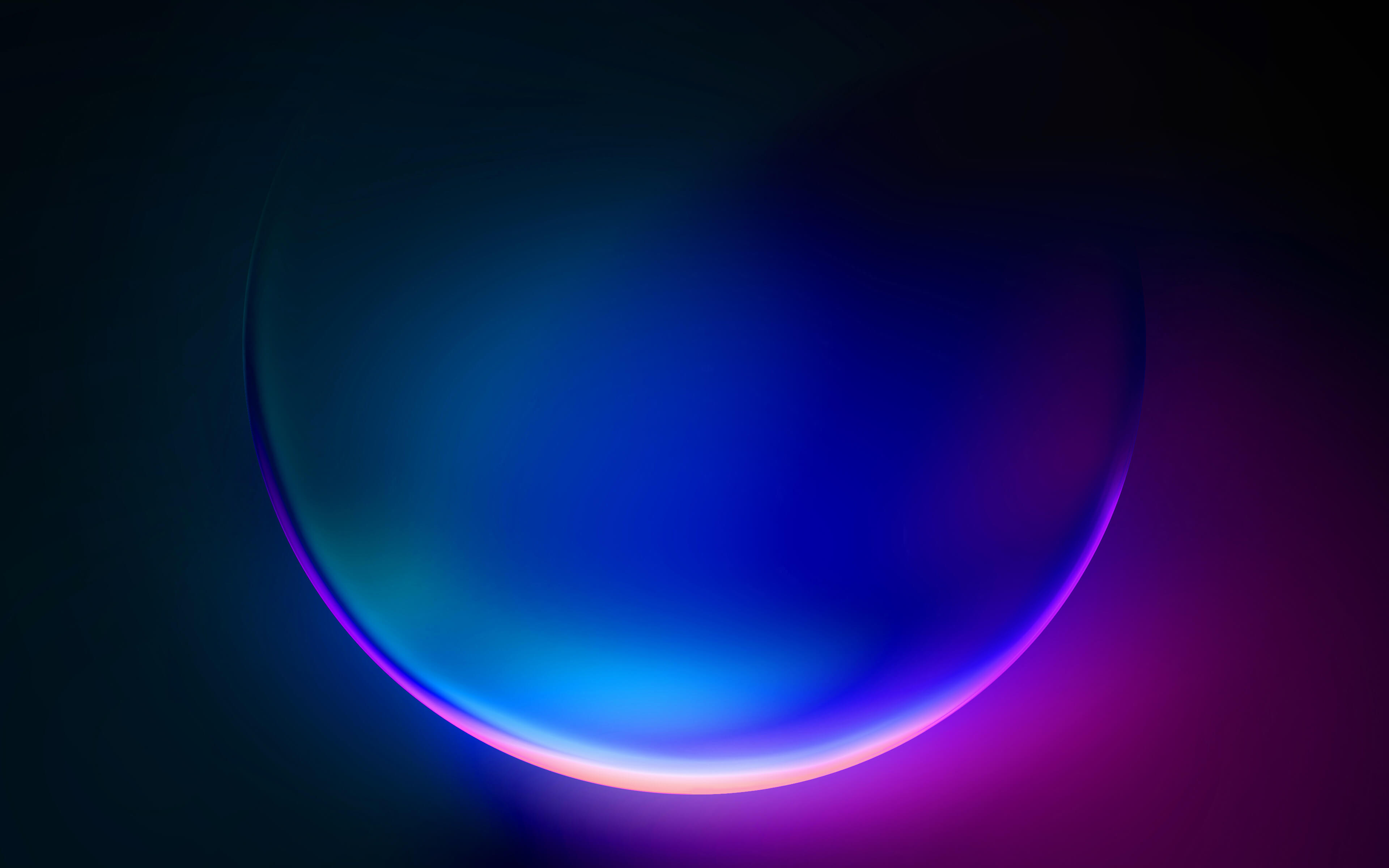 Blue Glowing 4K Line Wallpapers