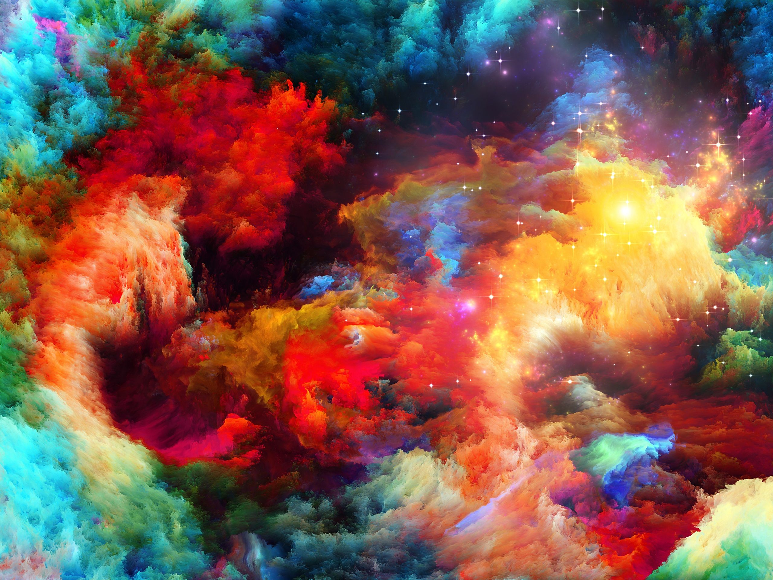 Colorful Space Path Wallpapers