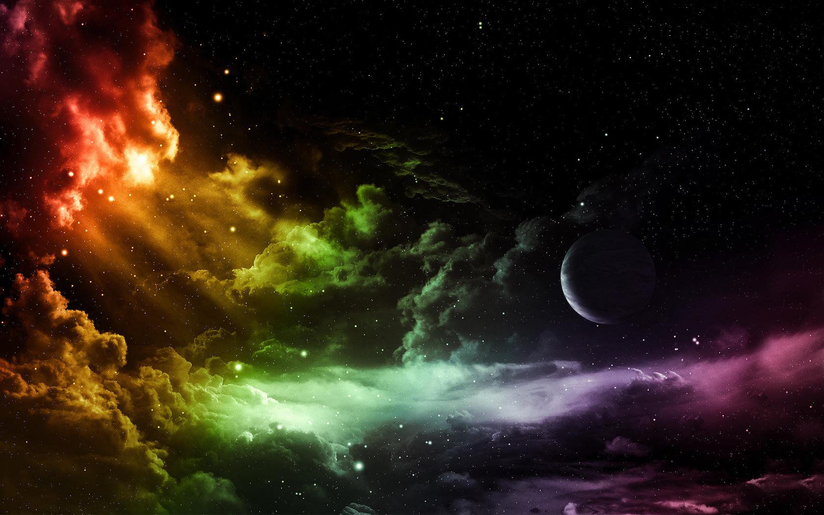 Colorful Space Path Wallpapers