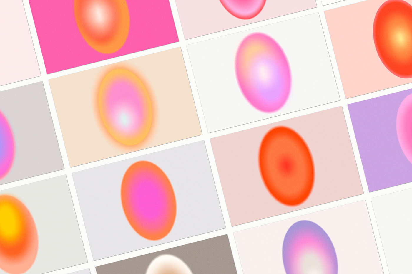 Oval Colorful Pattern Wallpapers