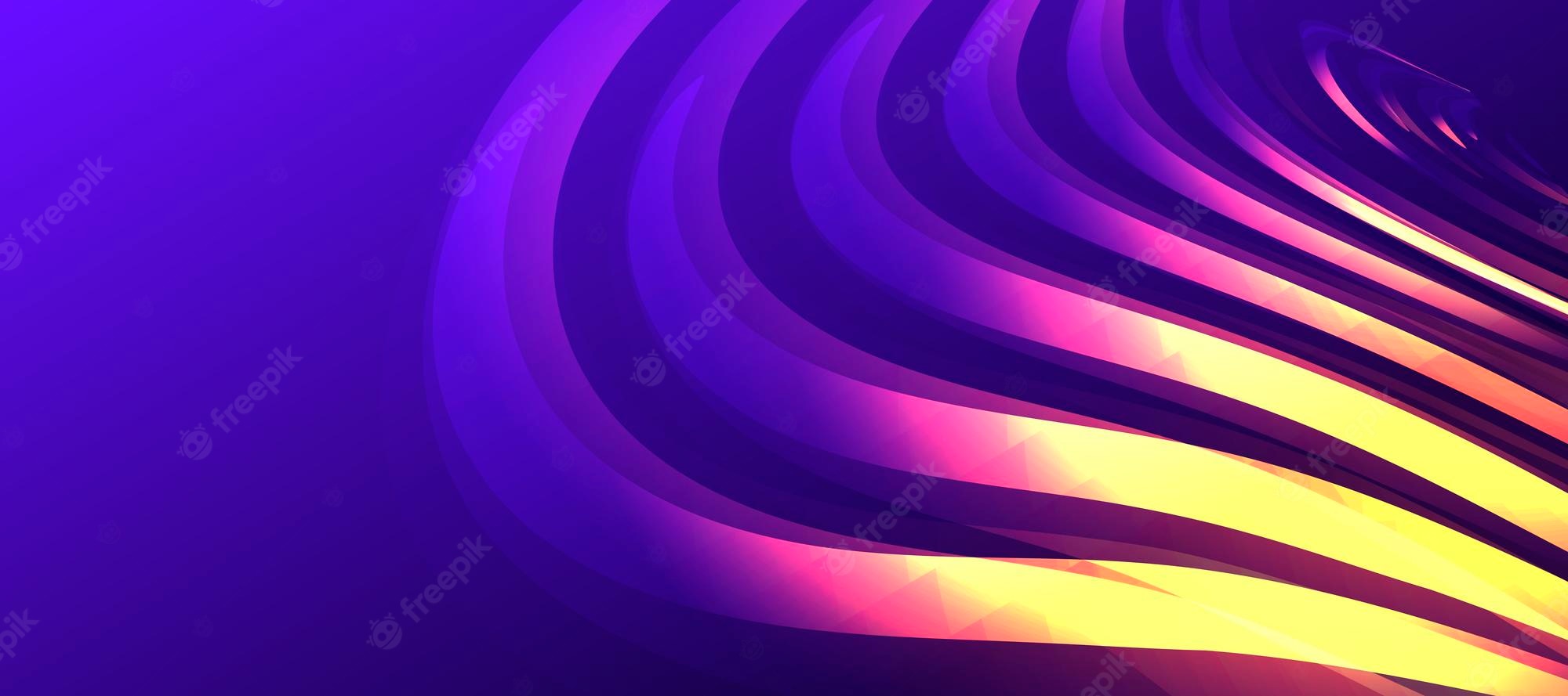 Curved Abstract Design Wallpapers