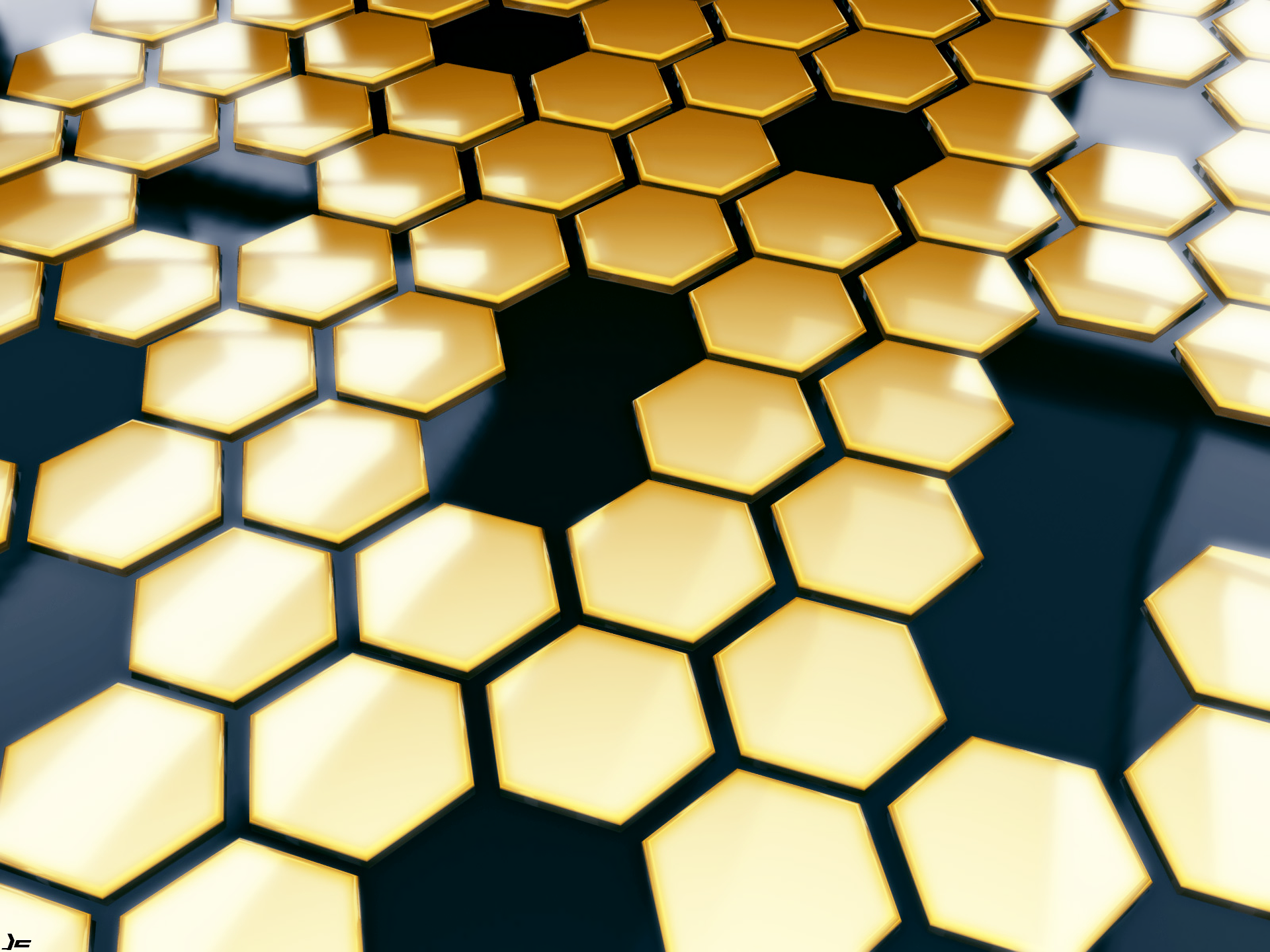 4K New Hexagon Pattern Wallpapers