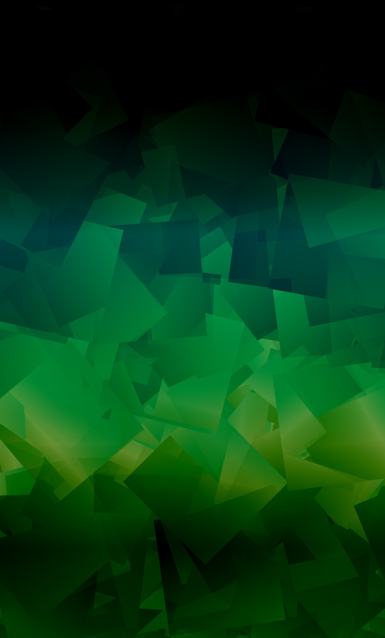 Abstract Green Shapes Wallpapers