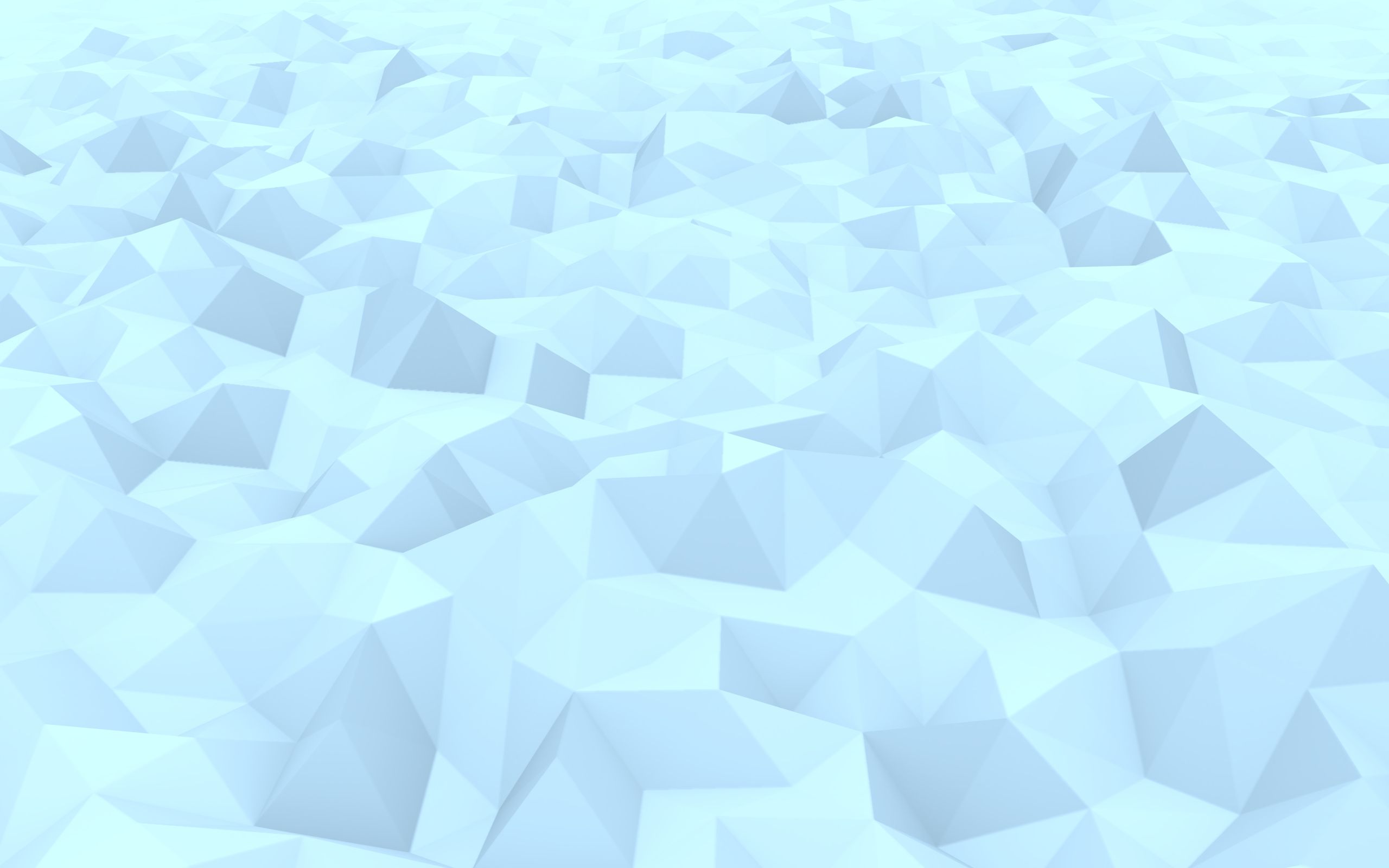 Frosty Blue Polygon Wallpapers