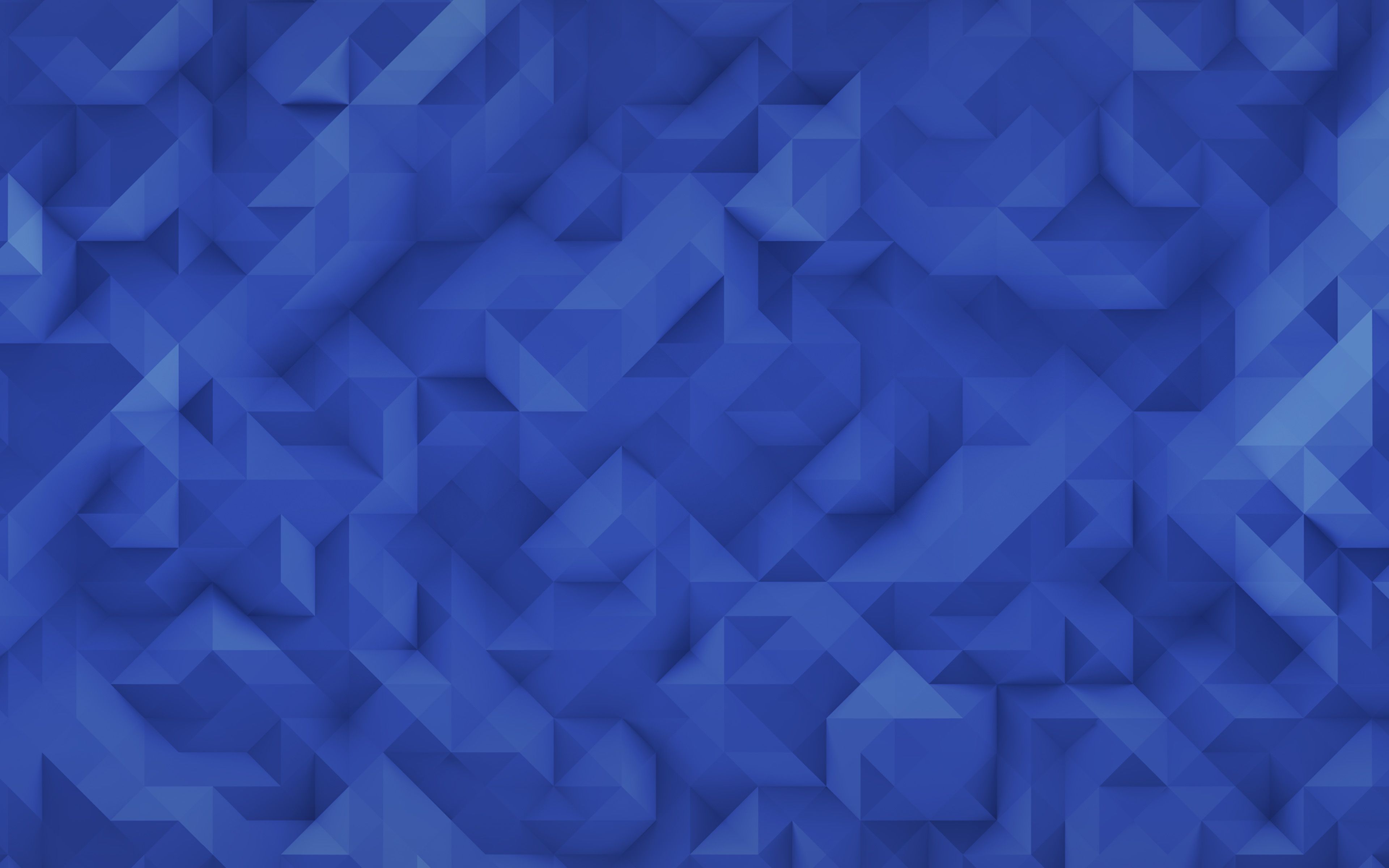 Frosty Blue Polygon Wallpapers