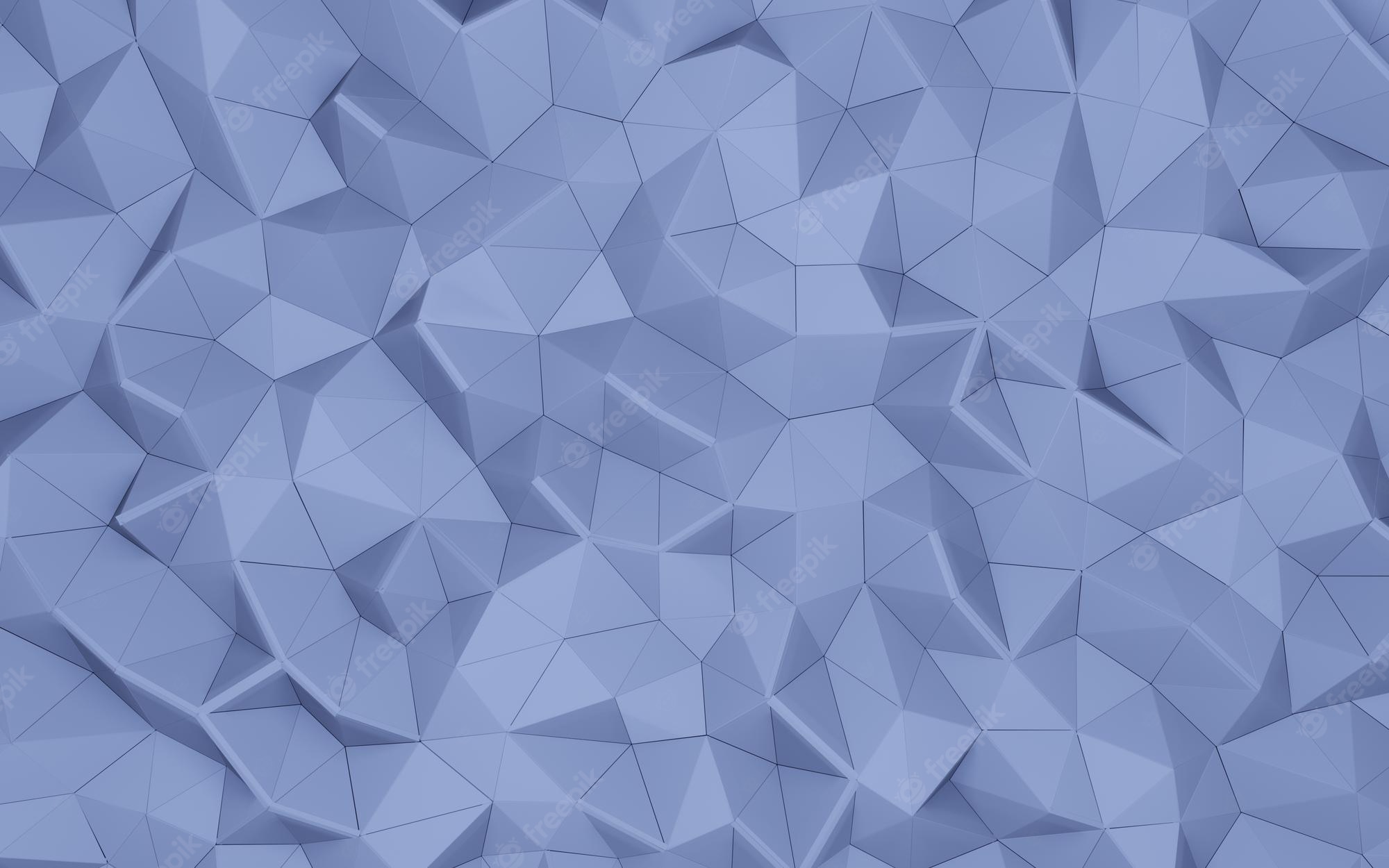 Frosty Blue Polygon Wallpapers