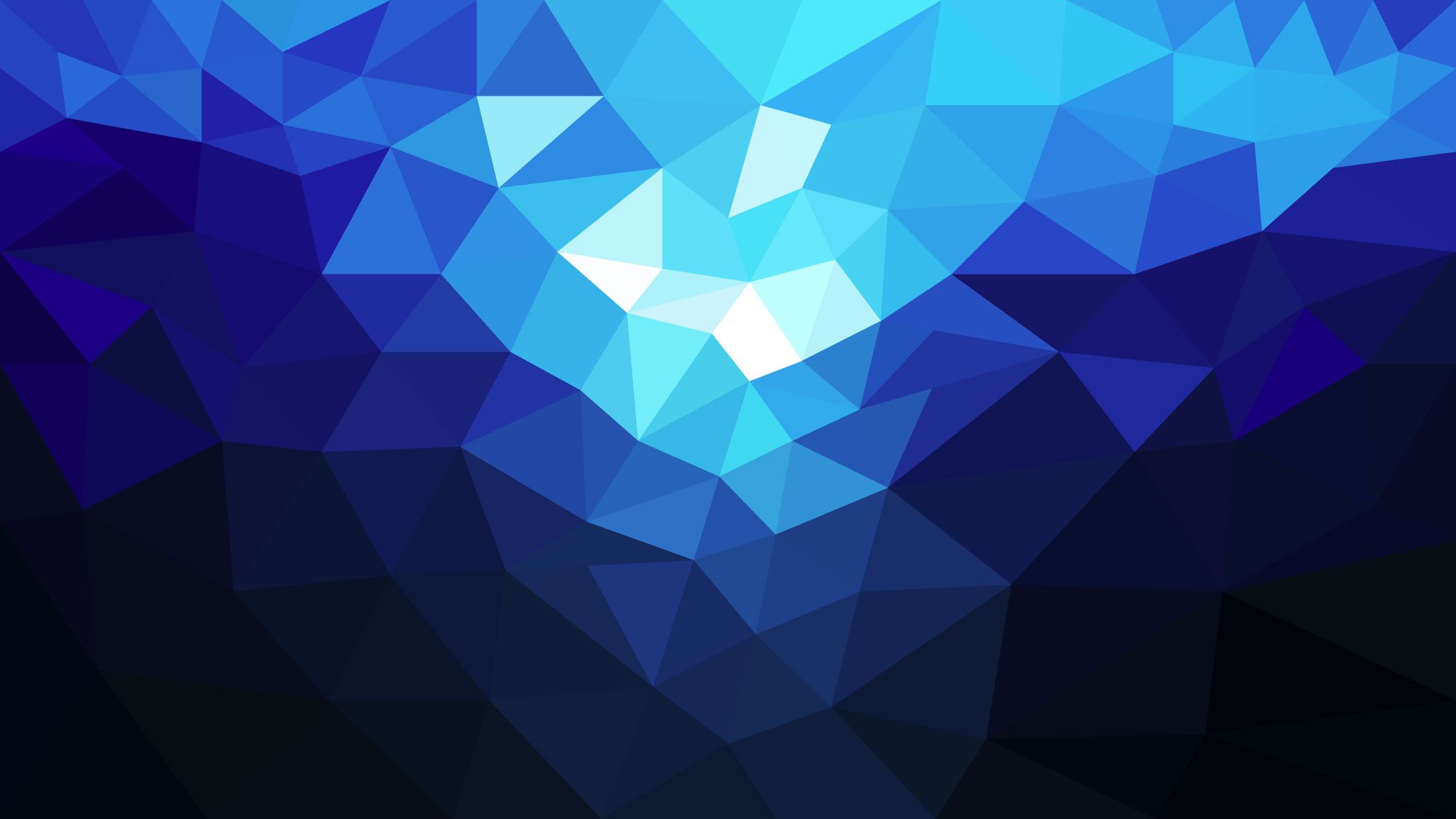 Frosty Blue Polygon Wallpapers