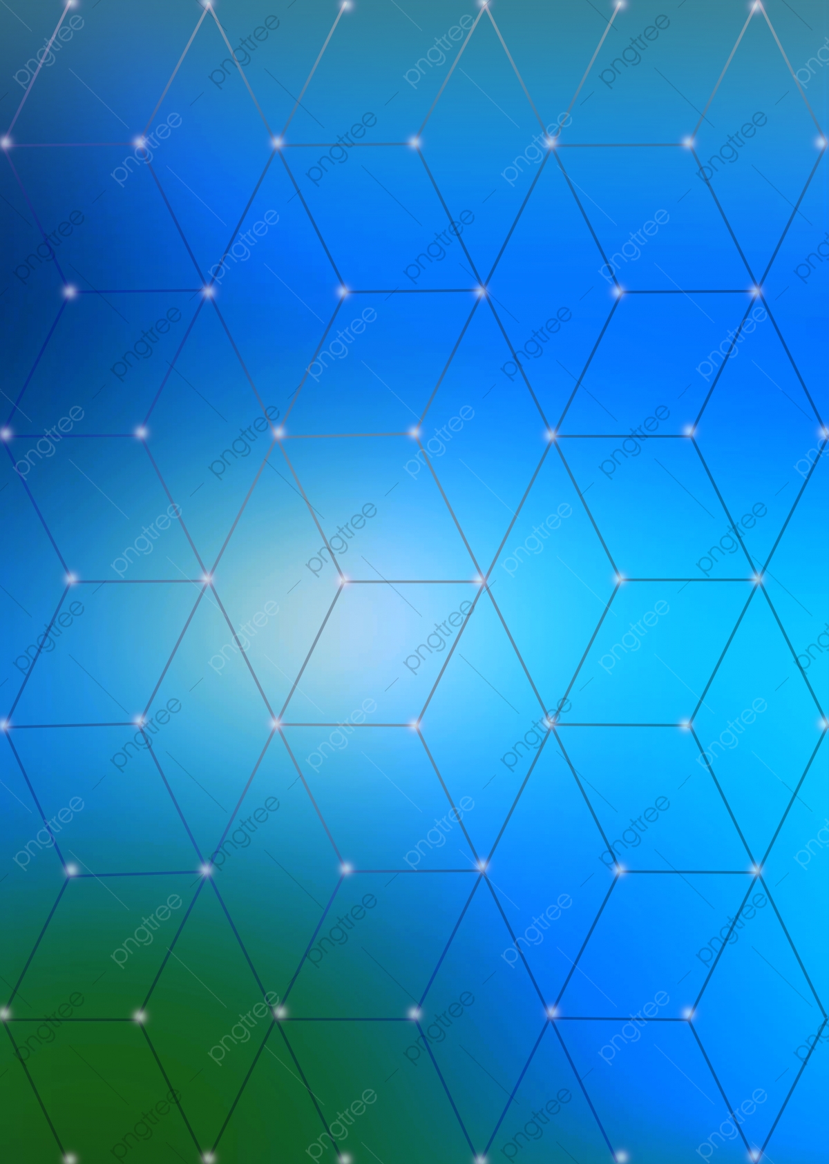 Frosty Blue Polygon Wallpapers