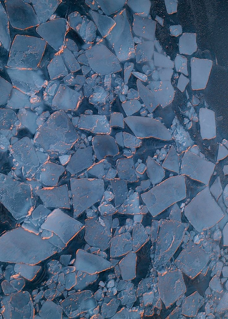 Frosty Blue Polygon Wallpapers