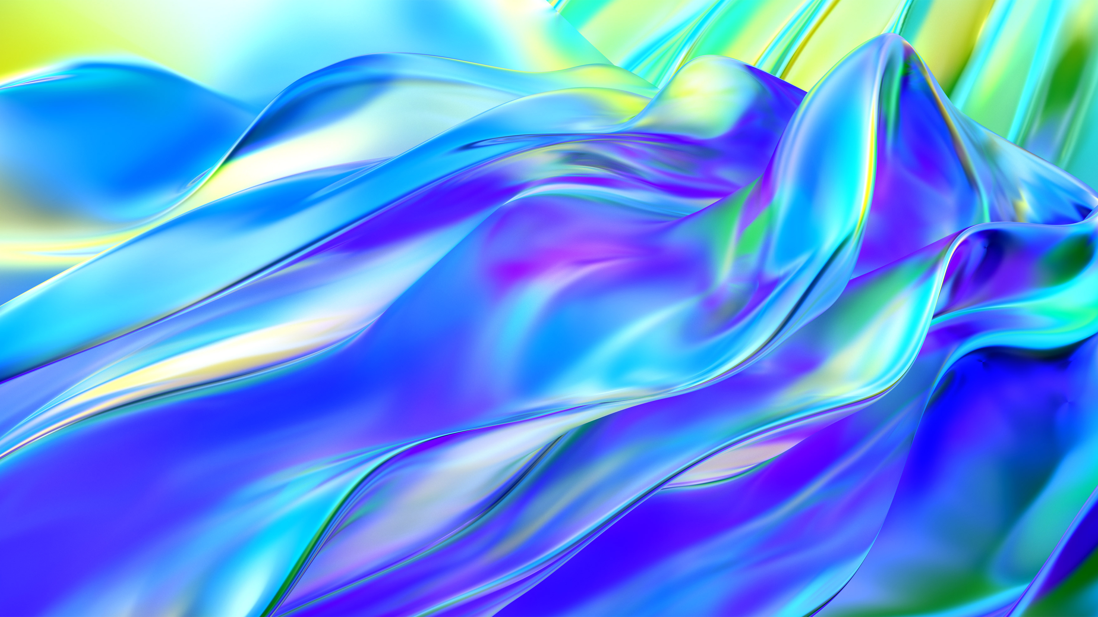 Colorful Gradient Waves 8K Wallpapers