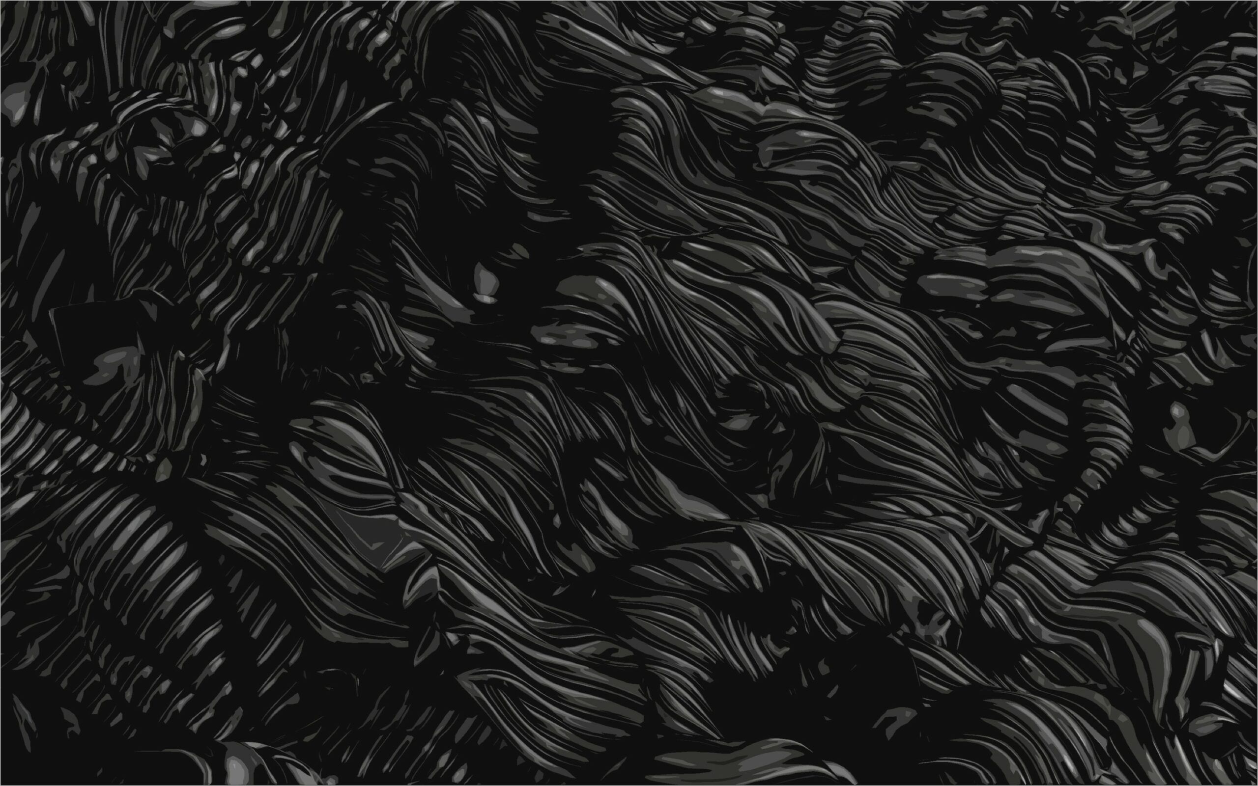Black Abstract 4K Wallpapers