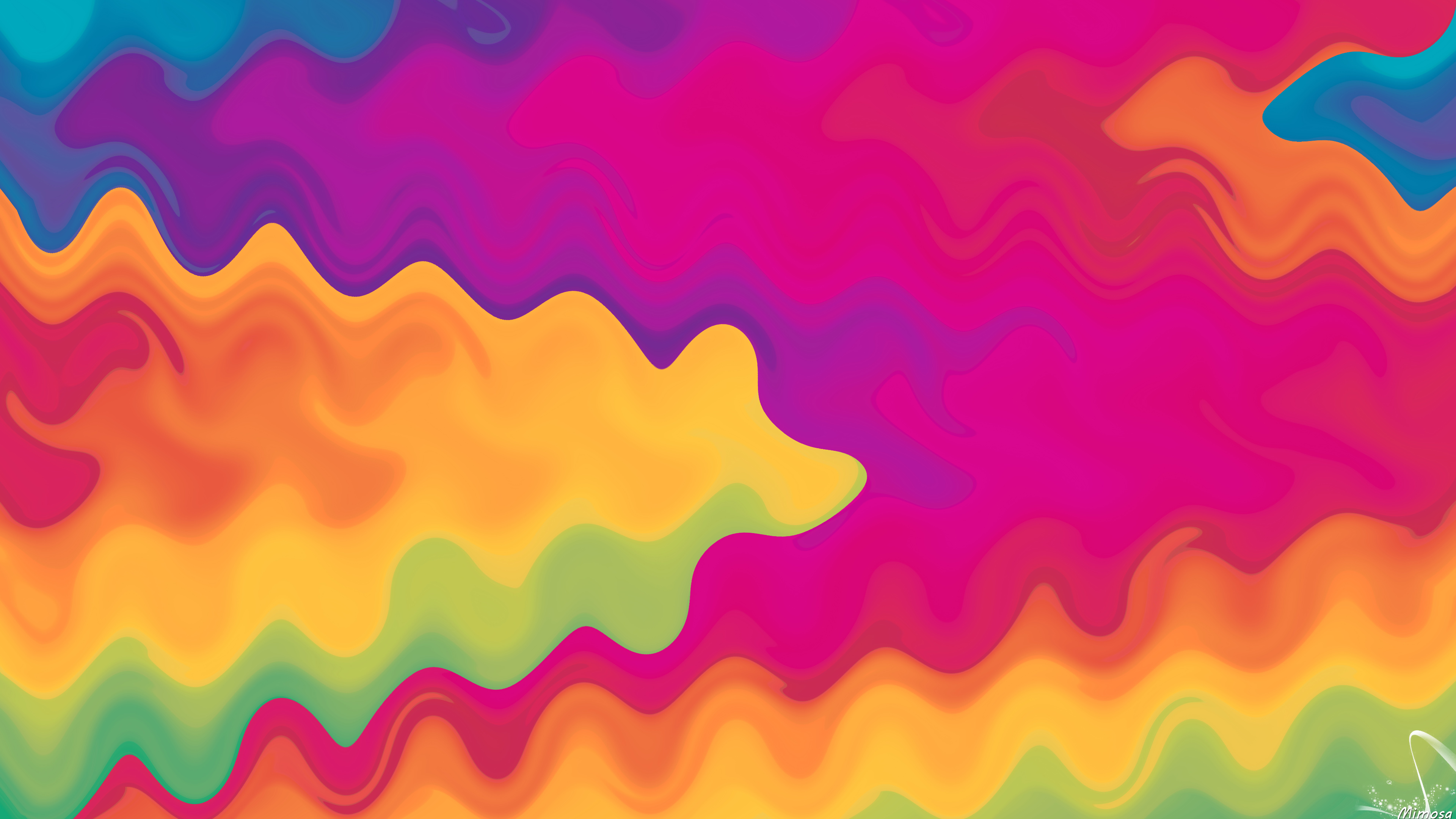 Gradient Wave Wallpapers