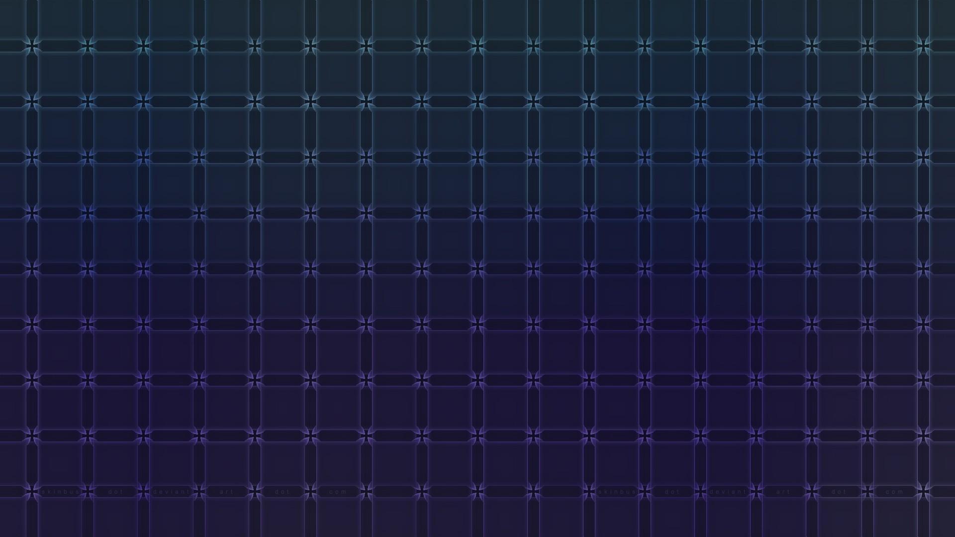 Blue Digital Art Squares Wallpapers