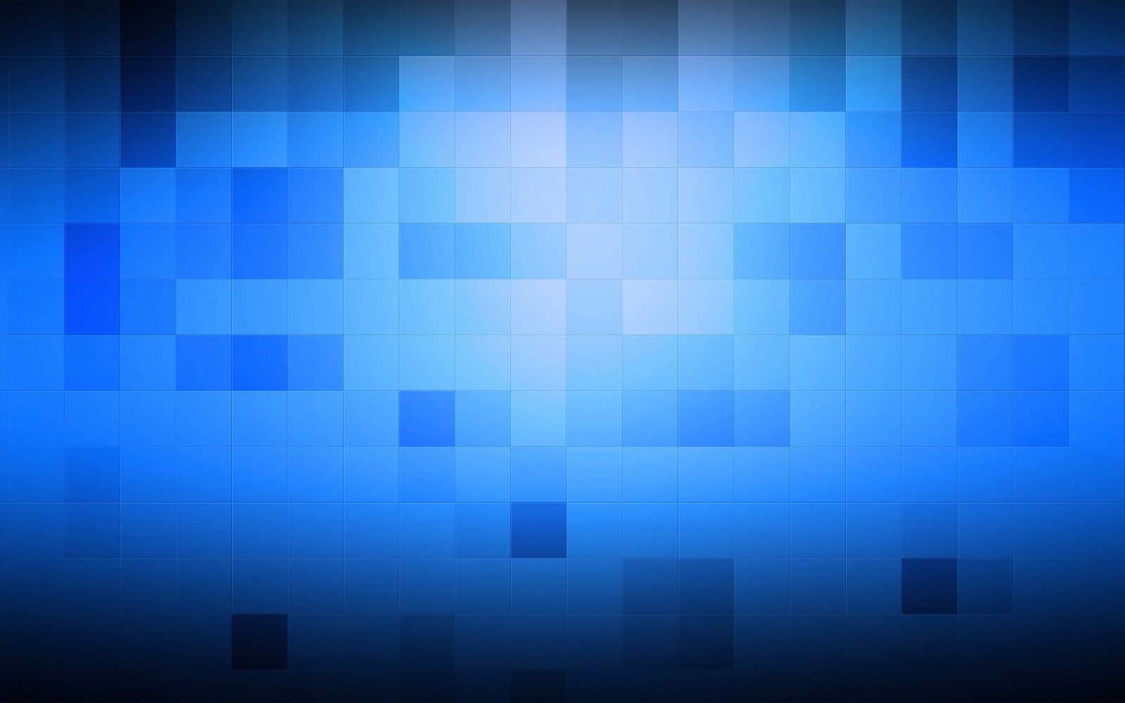 Blue Digital Art Squares Wallpapers