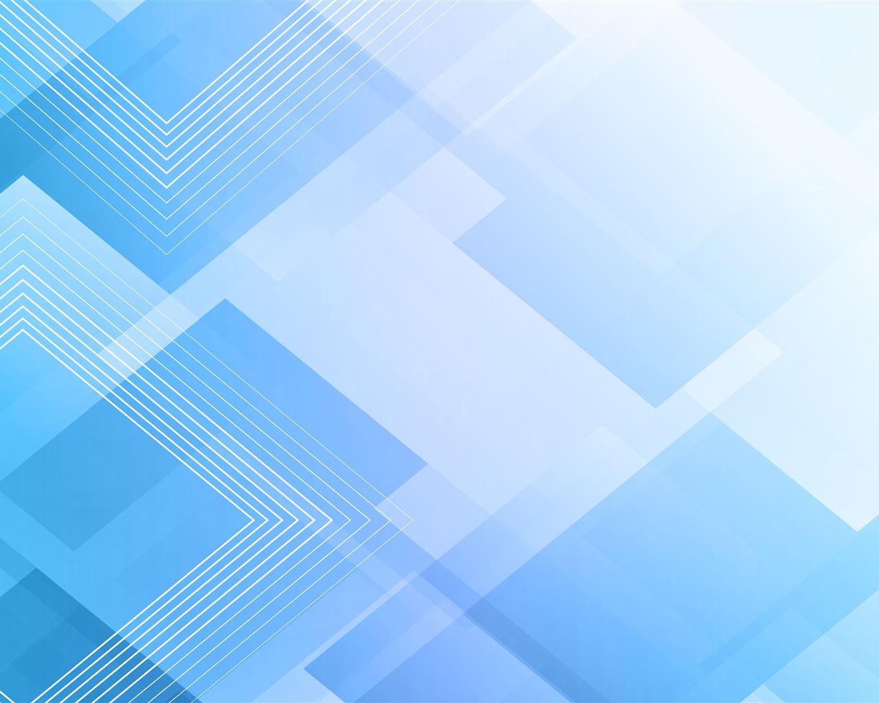 Blue Digital Art Squares Wallpapers