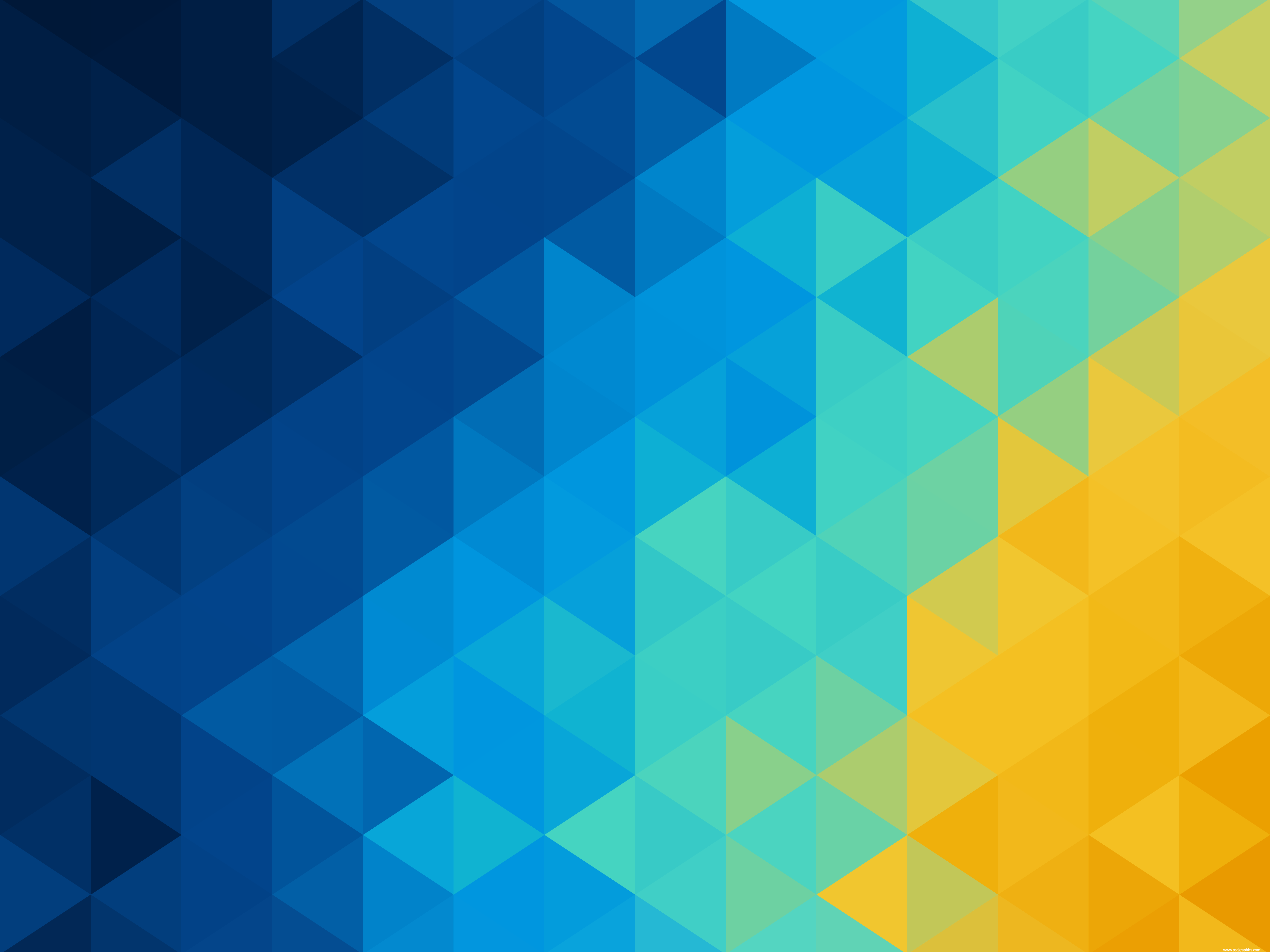 Geometry Shapes Pattern In Blue Wallpapers