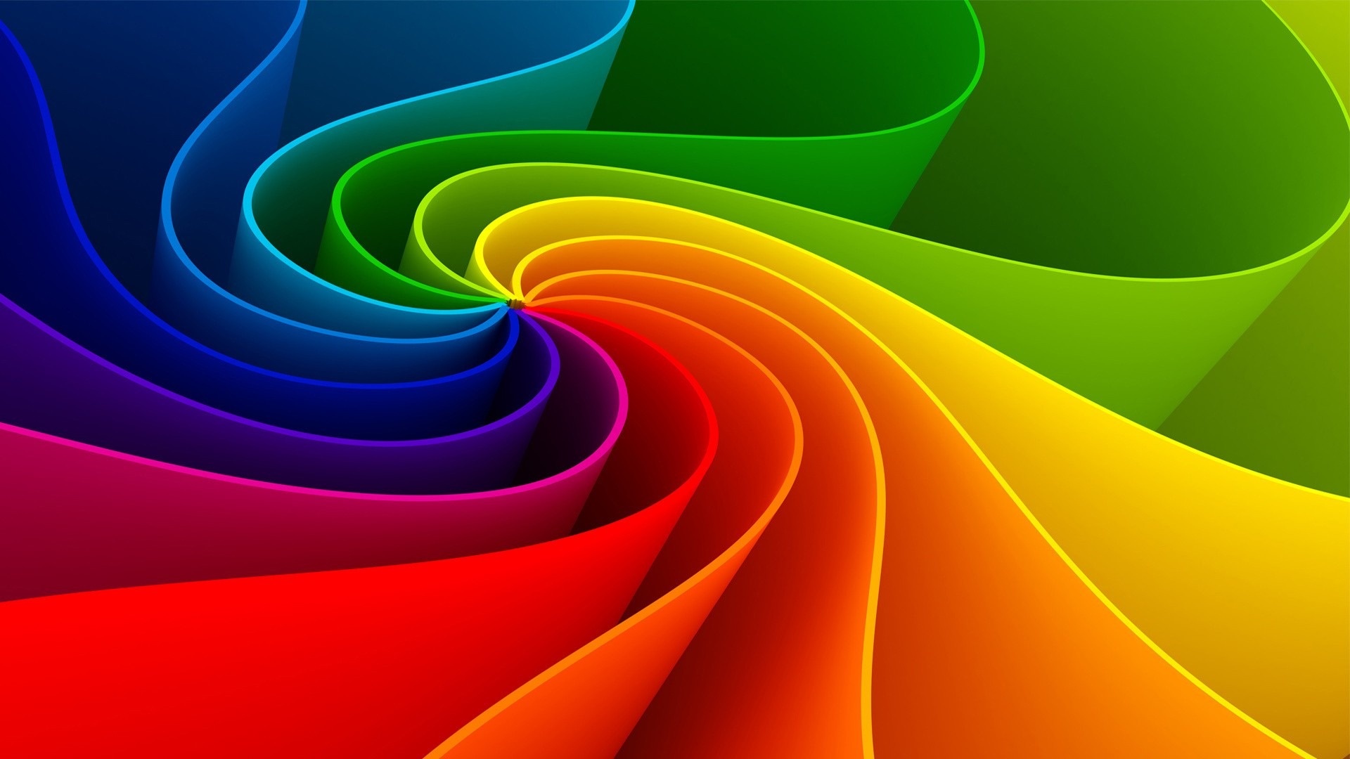 Colorful 3D Layers Wallpapers