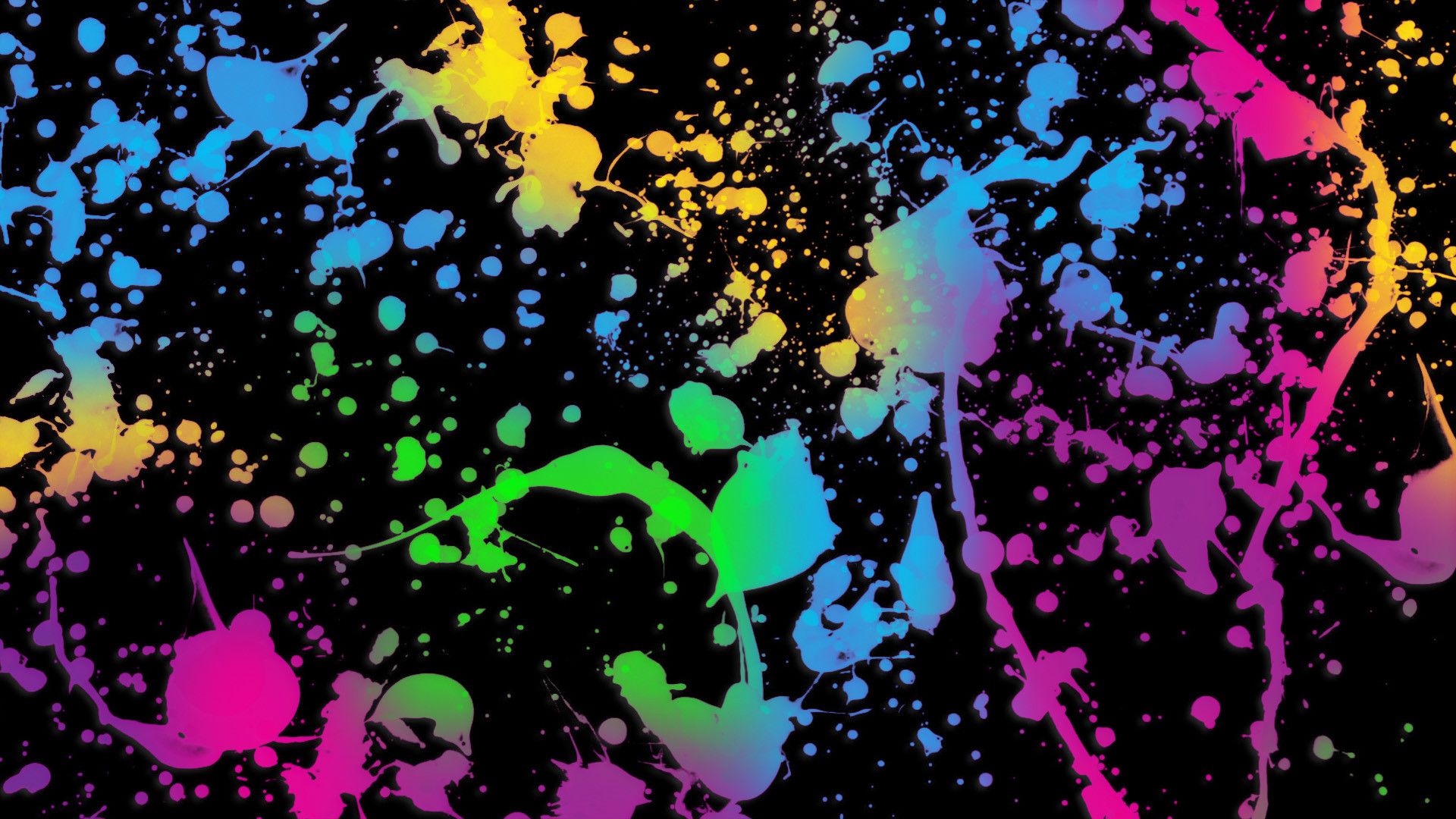 Rainbow Paint Splash Wallpapers