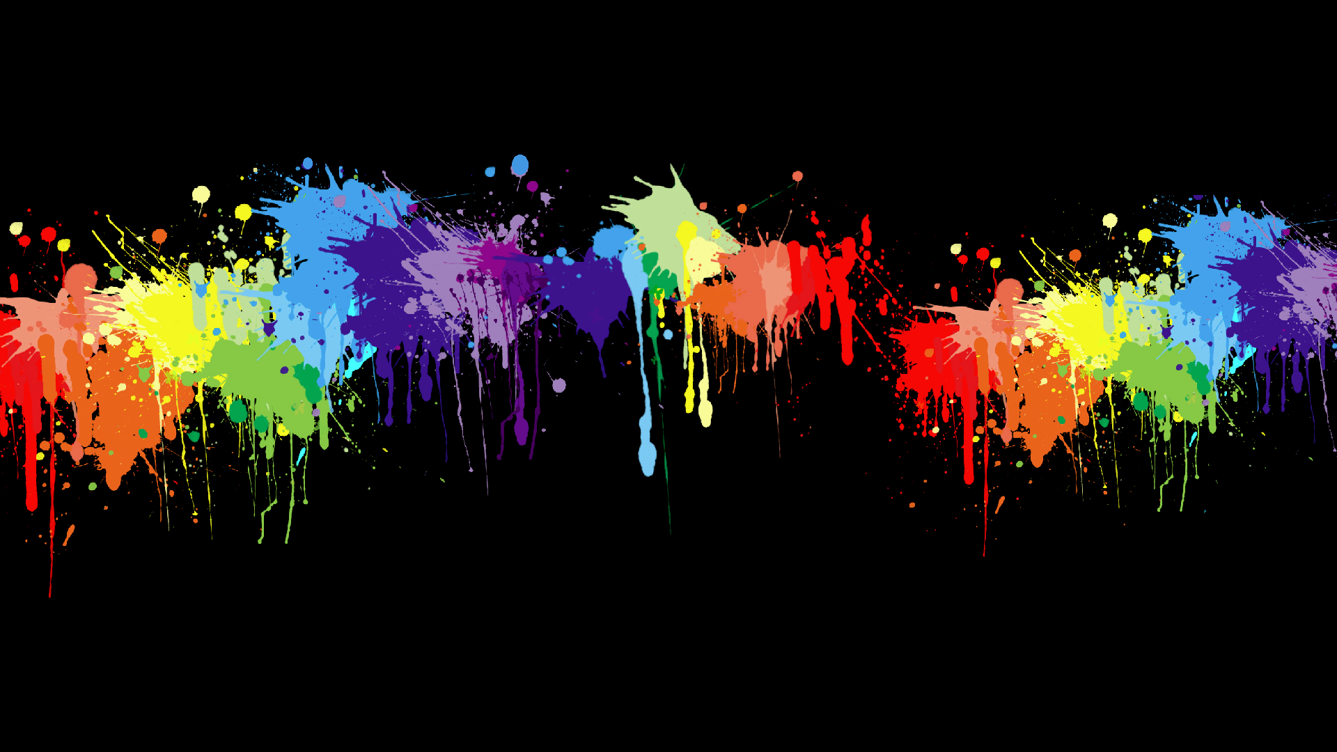 Rainbow Paint Splash Wallpapers