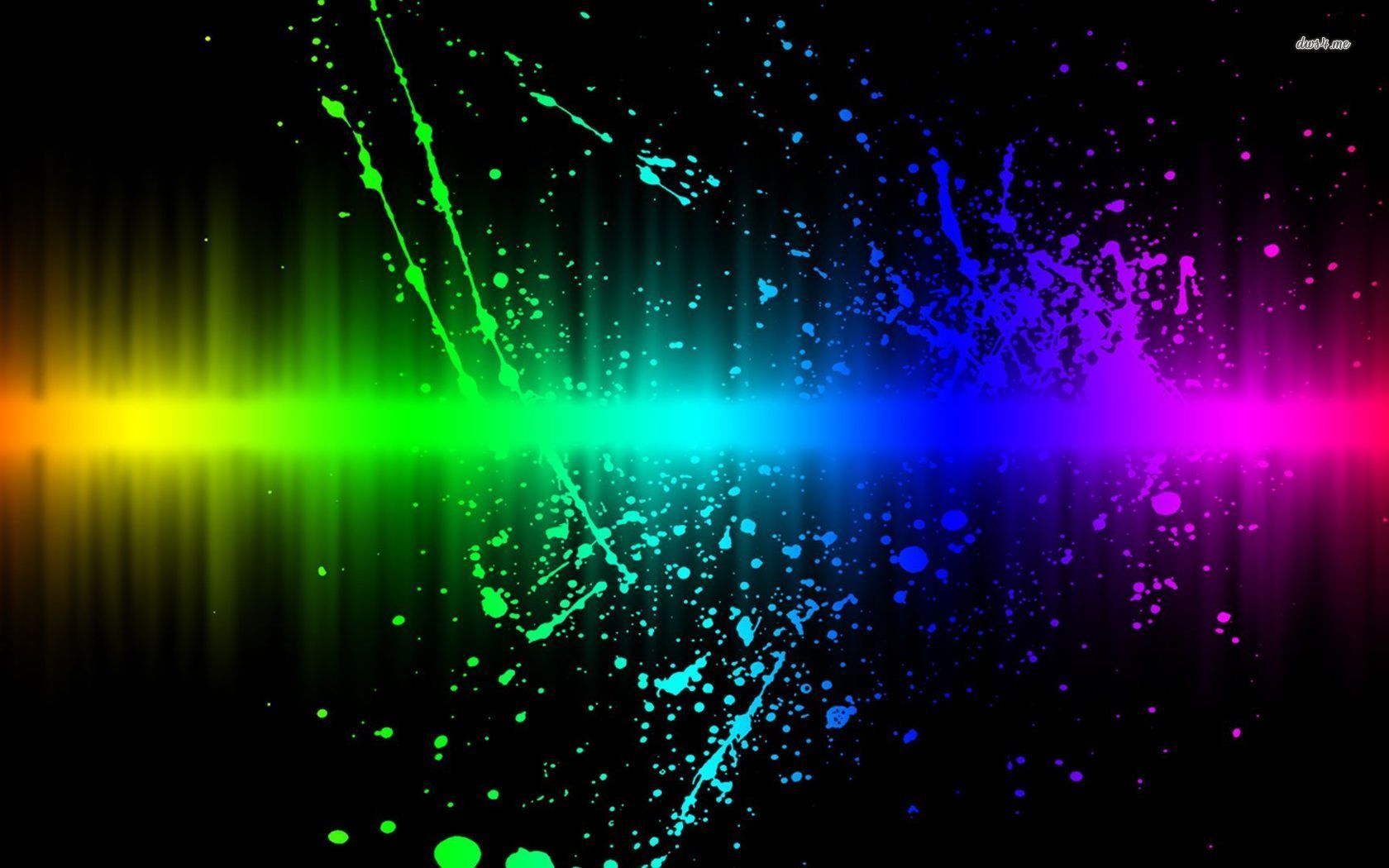 Rainbow Paint Splash Wallpapers