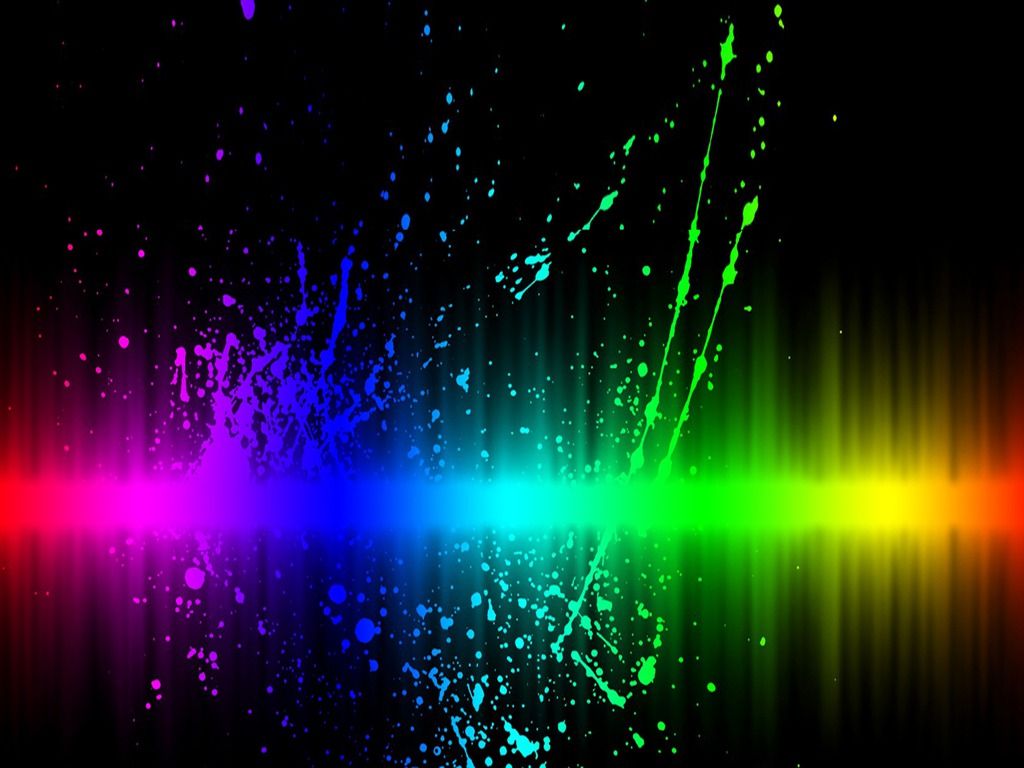 Rainbow Paint Splash Wallpapers