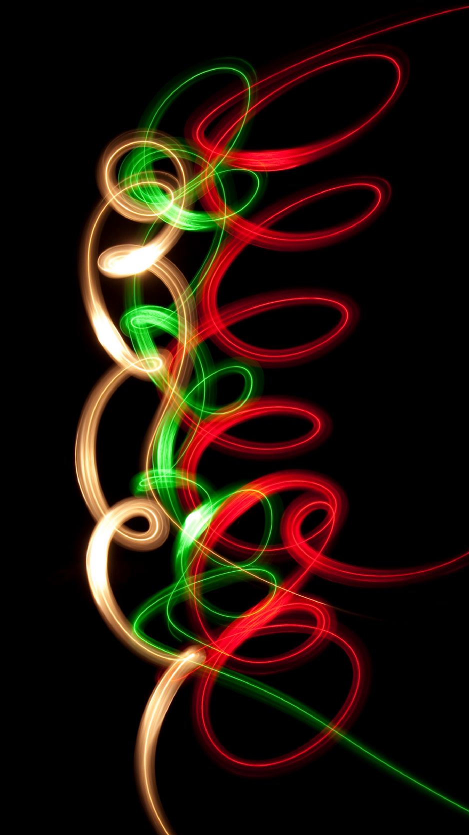 Spiral Line Neon Art Wallpapers