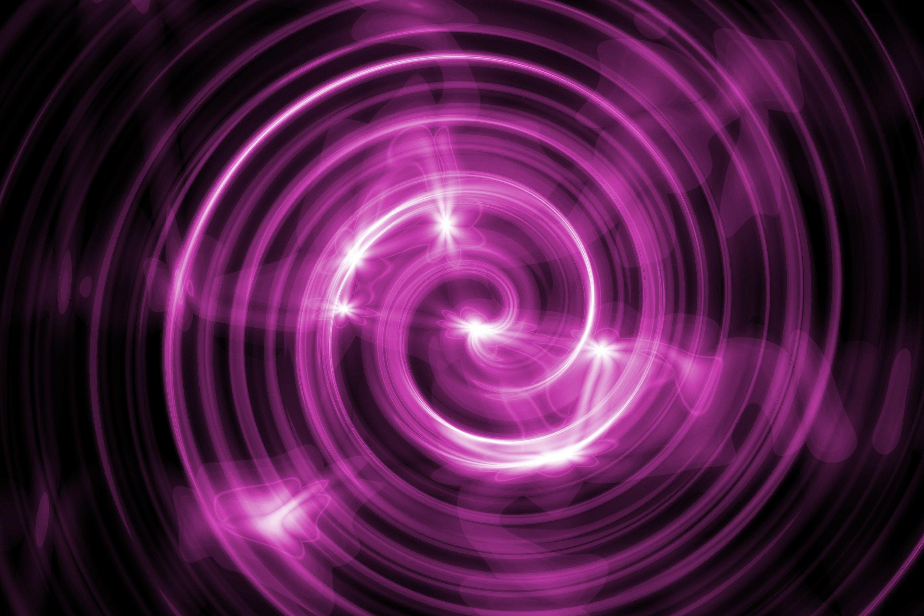 Spiral Line Neon Art Wallpapers