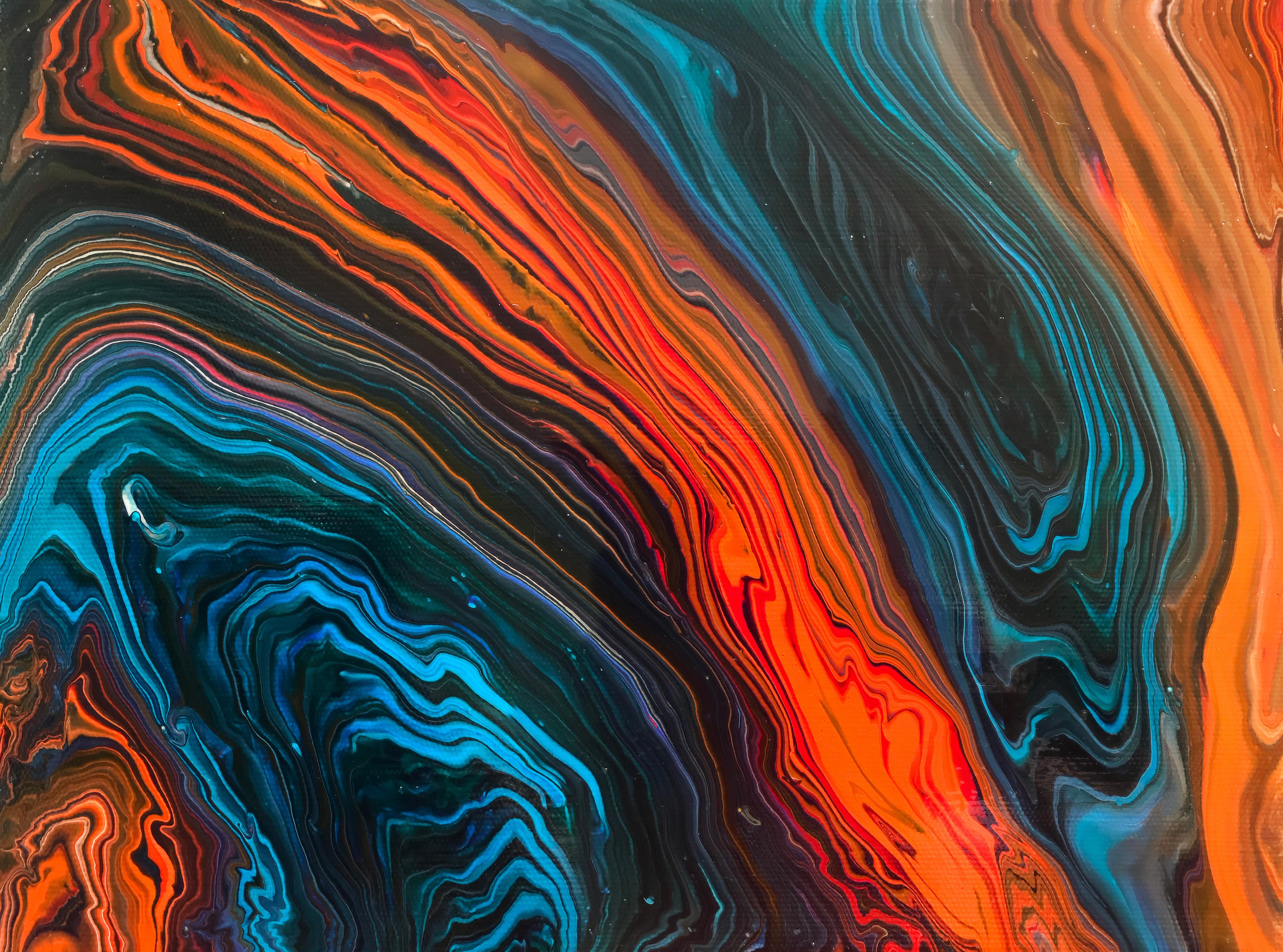 Abstract Fluid Texture Wallpapers