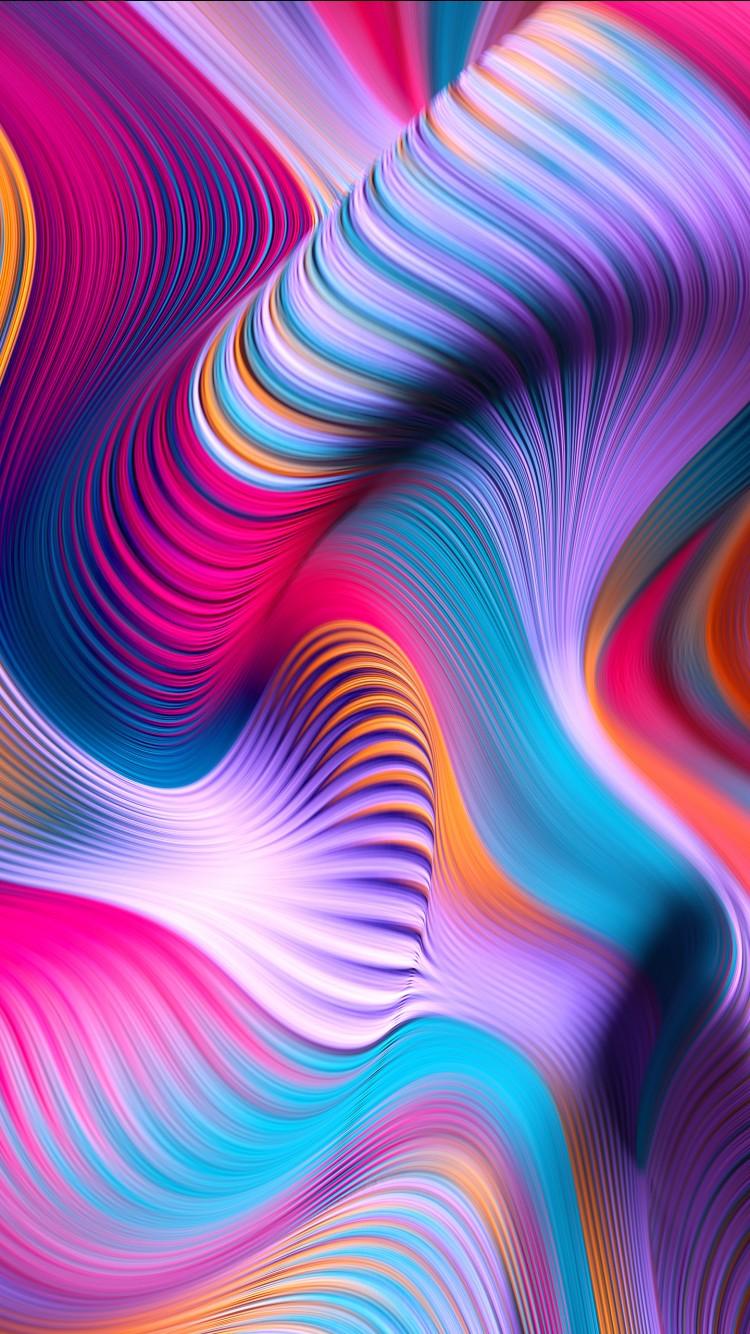 Wave Of Abstract Colors Wallpapers