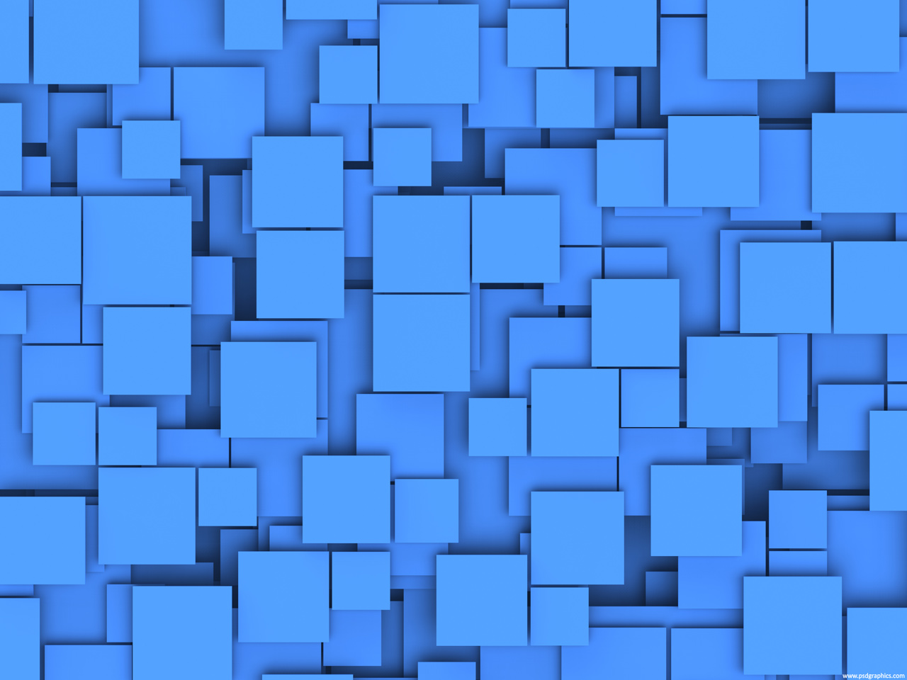 Blue Square Abstract Design Wallpapers