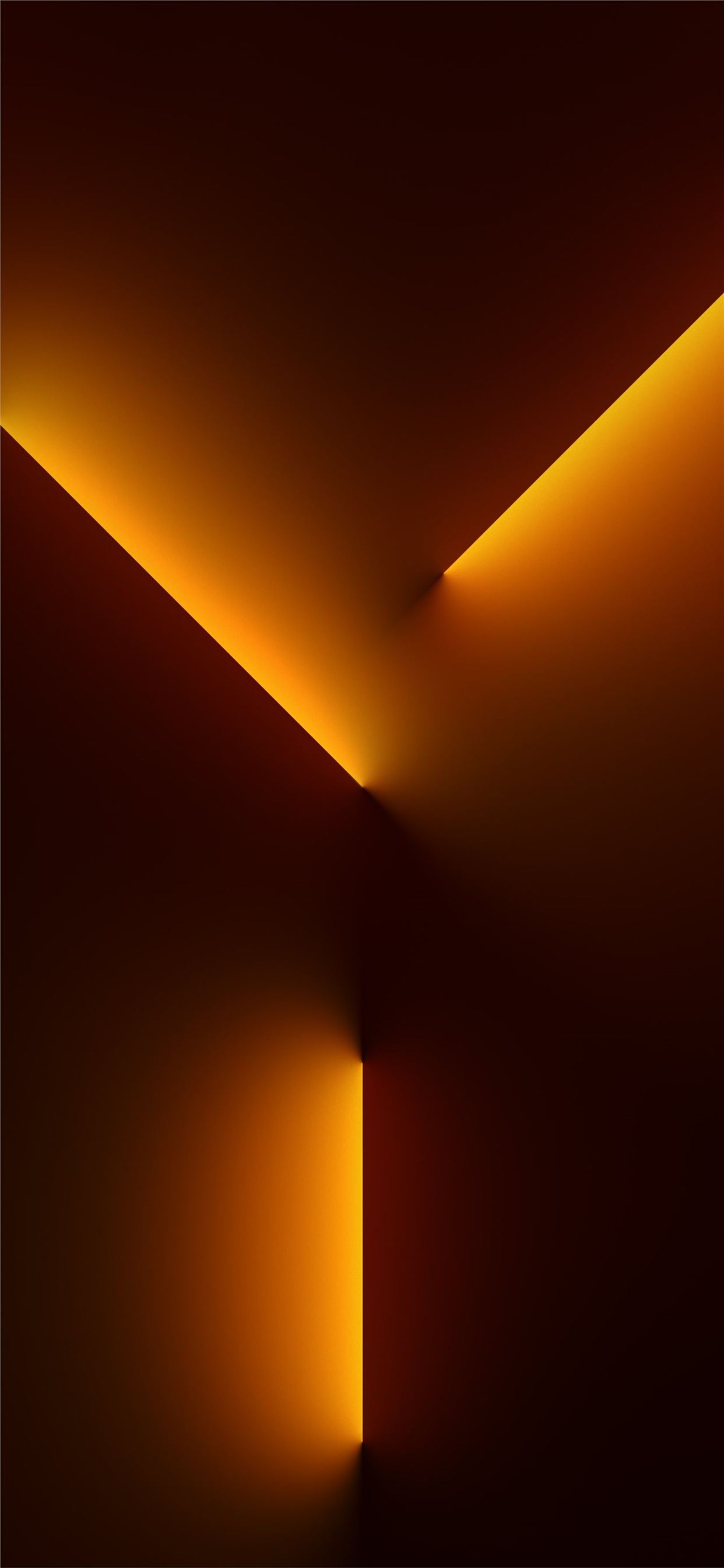 Ios 13 Dark Orange Wallpapers