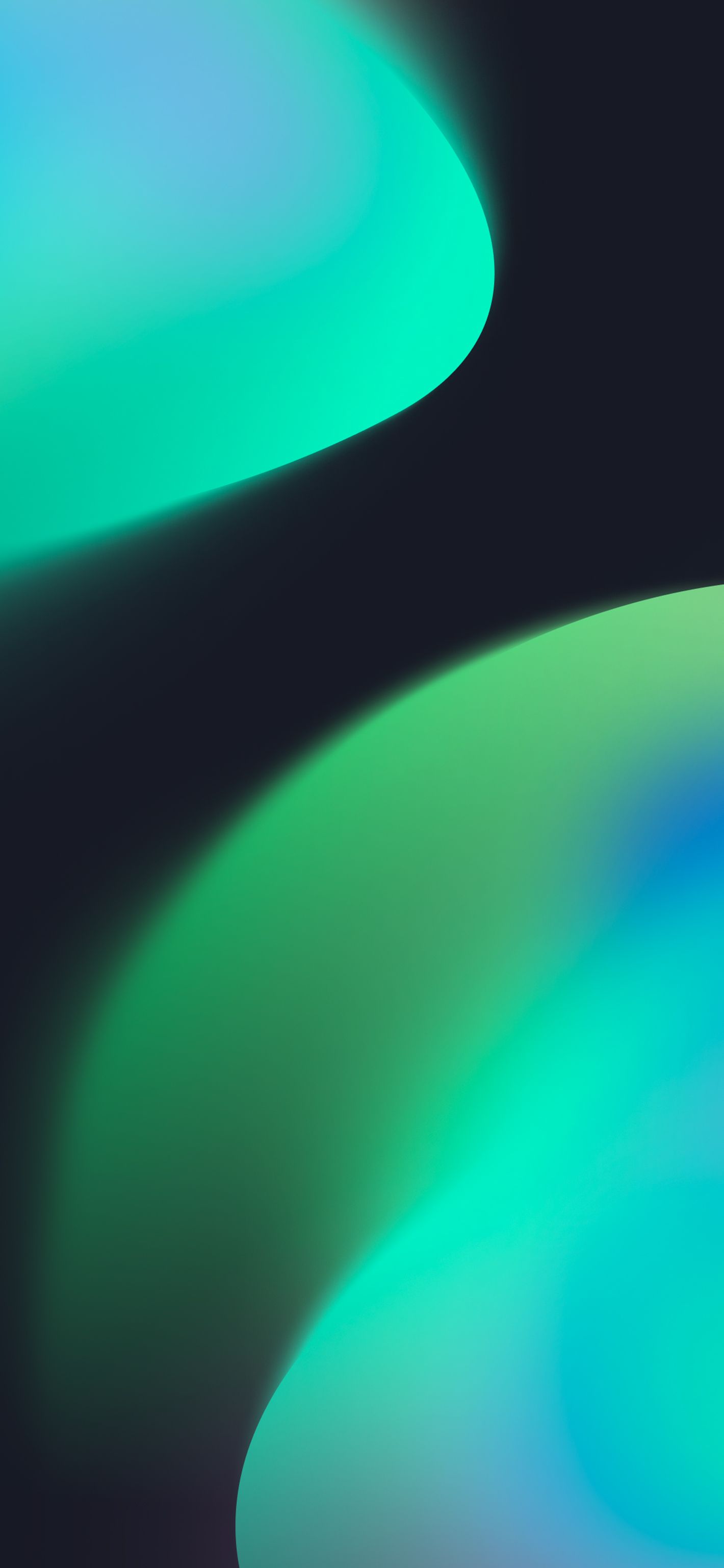 Green Ios 13 Abstract Dark Wallpapers