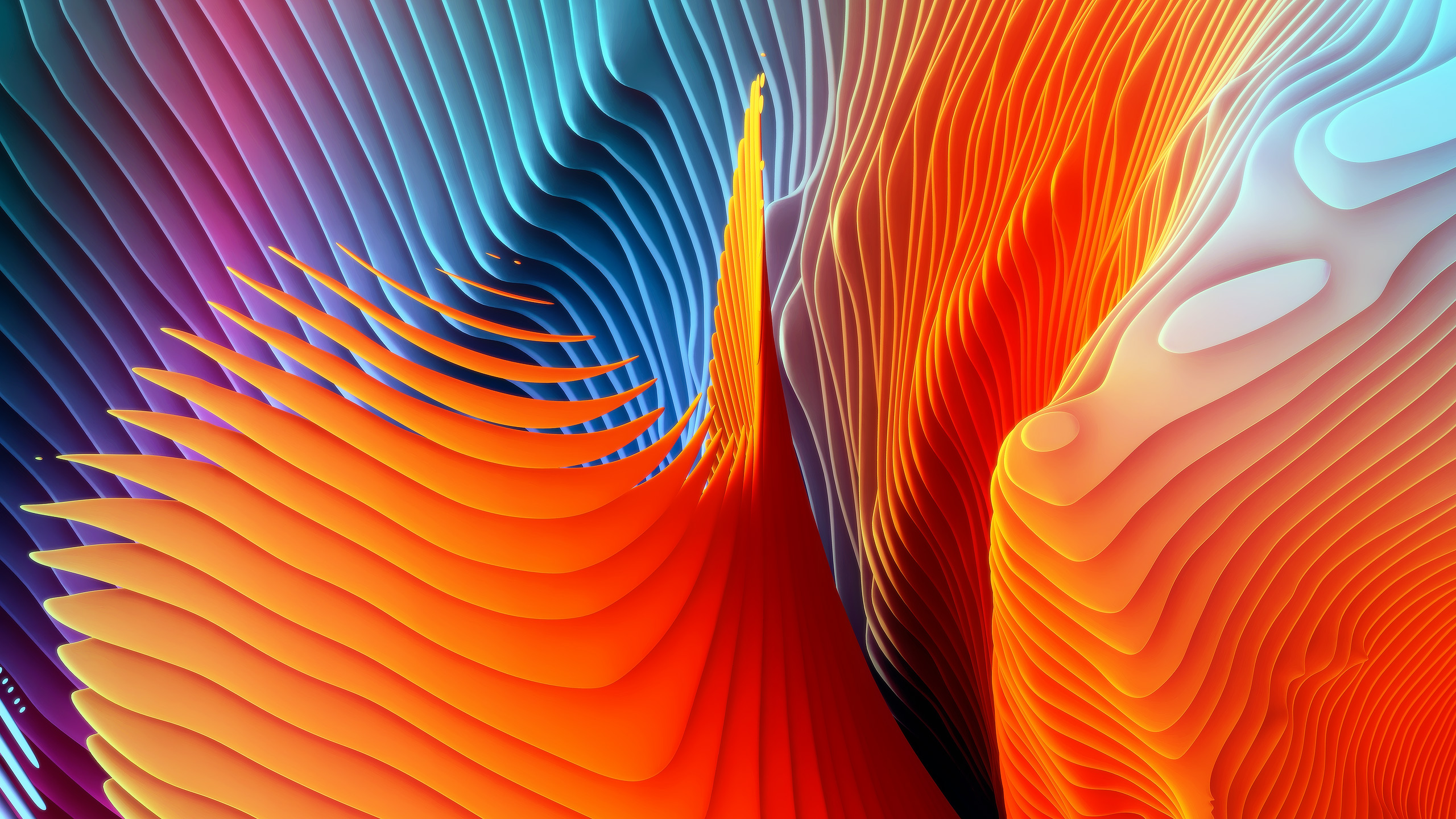 Abstract Illustration Waves Wallpapers