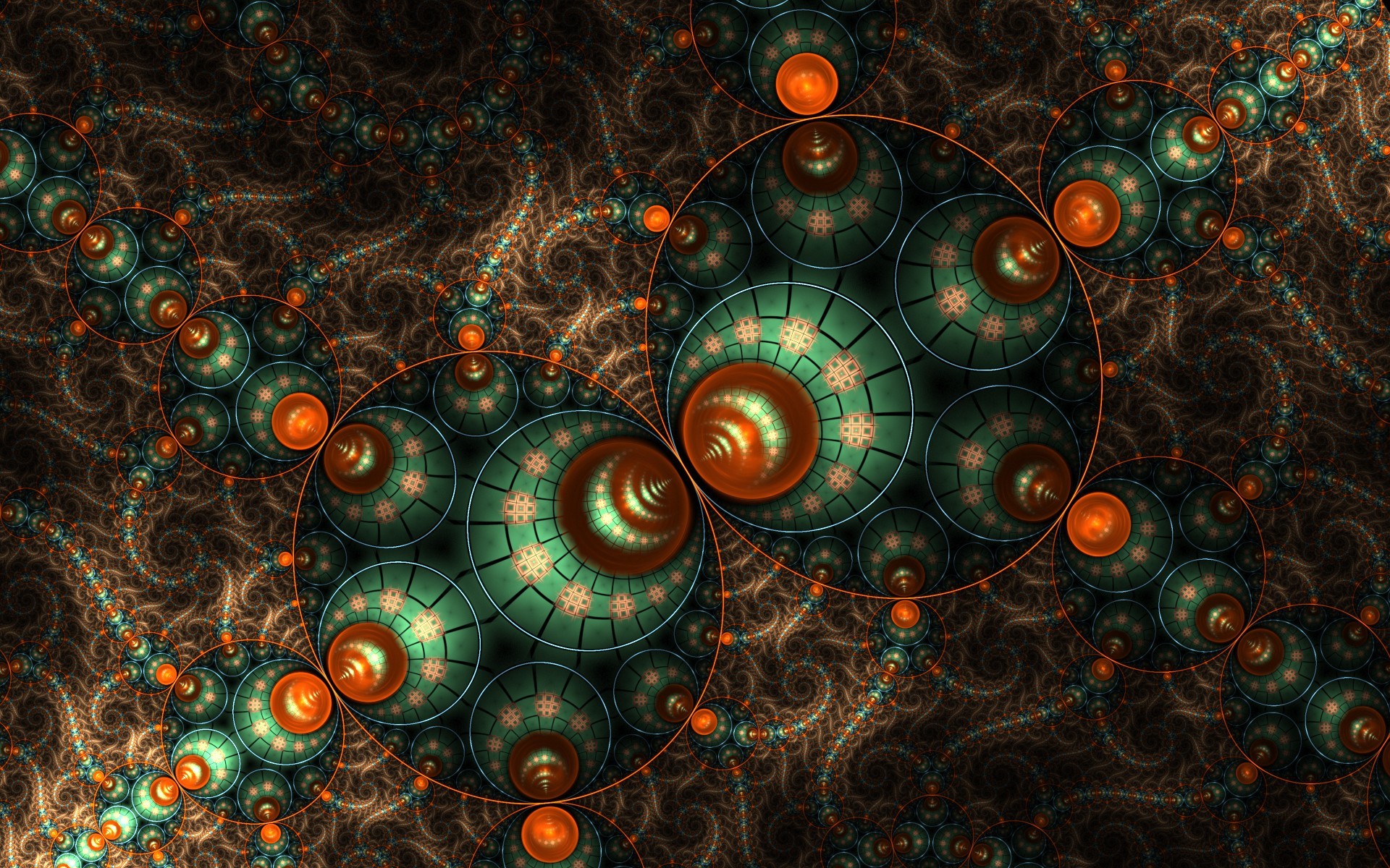 Fractal Digital Pattern Wallpapers