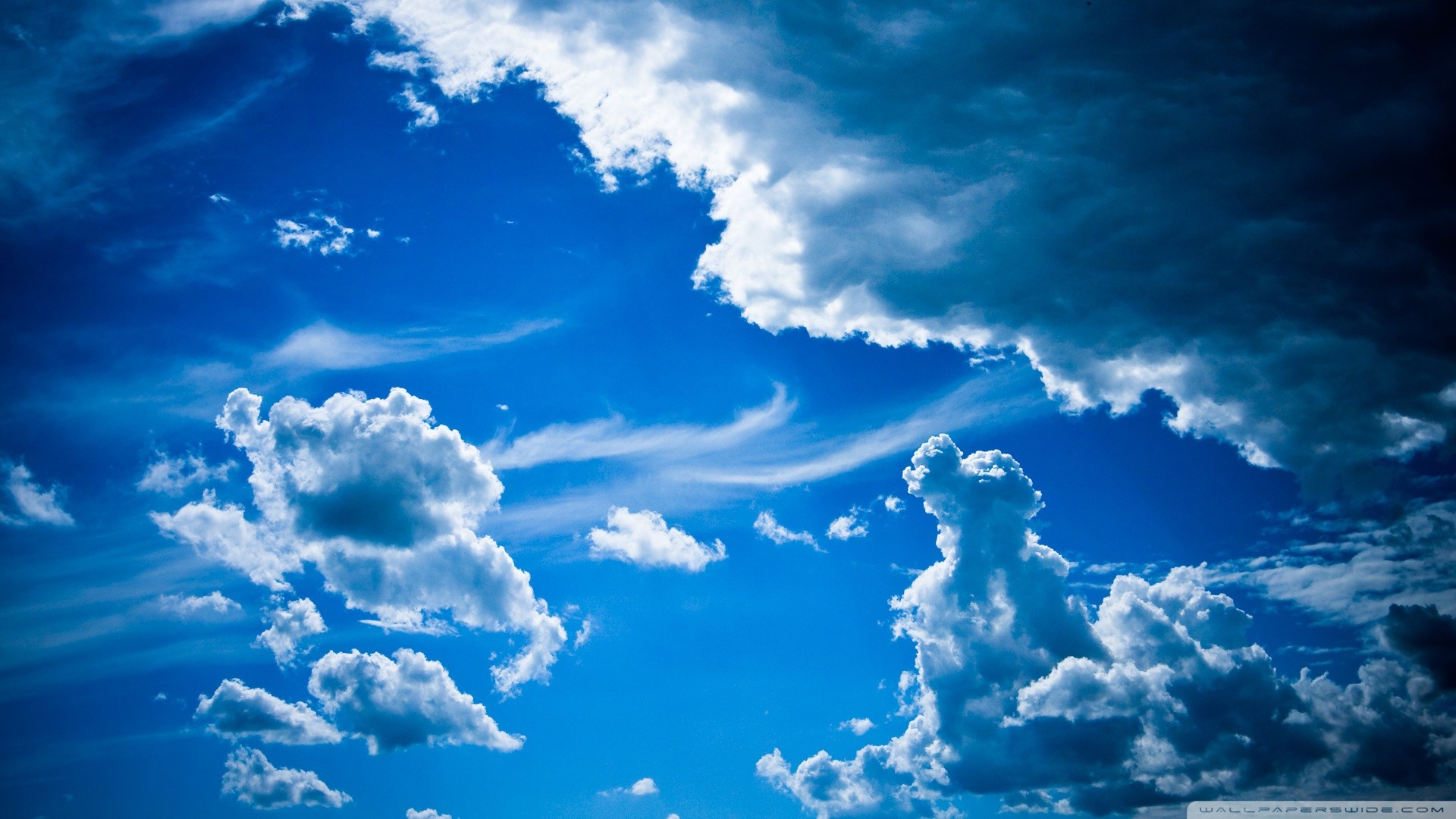 Blue Clouds Symphony Wallpapers