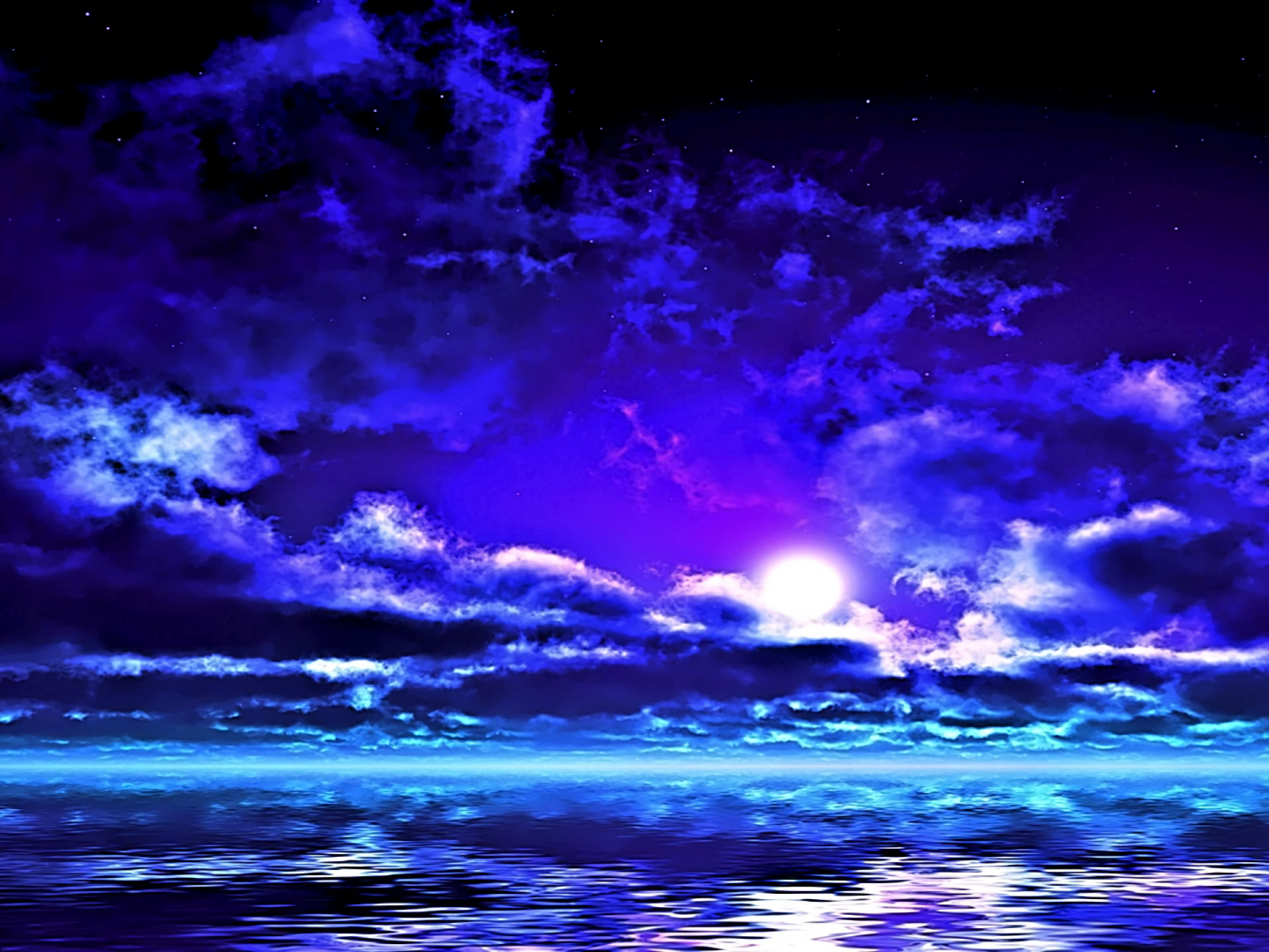 Blue Clouds Symphony Wallpapers