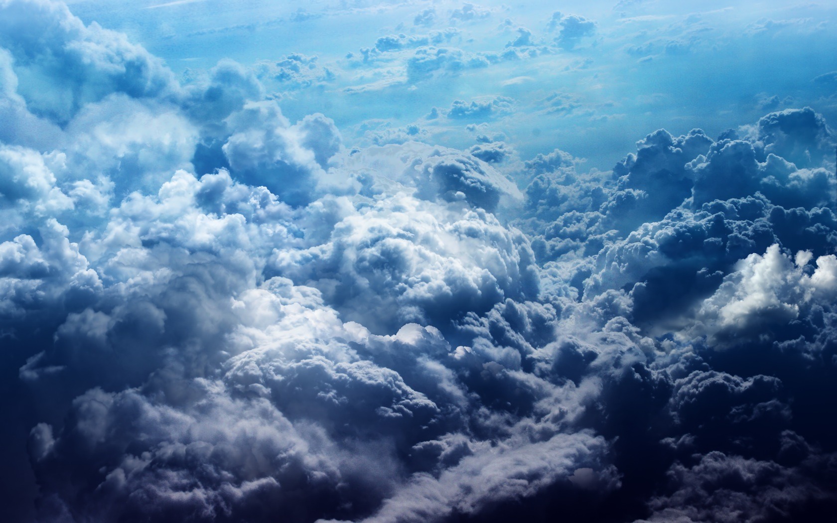 Blue Clouds Symphony Wallpapers