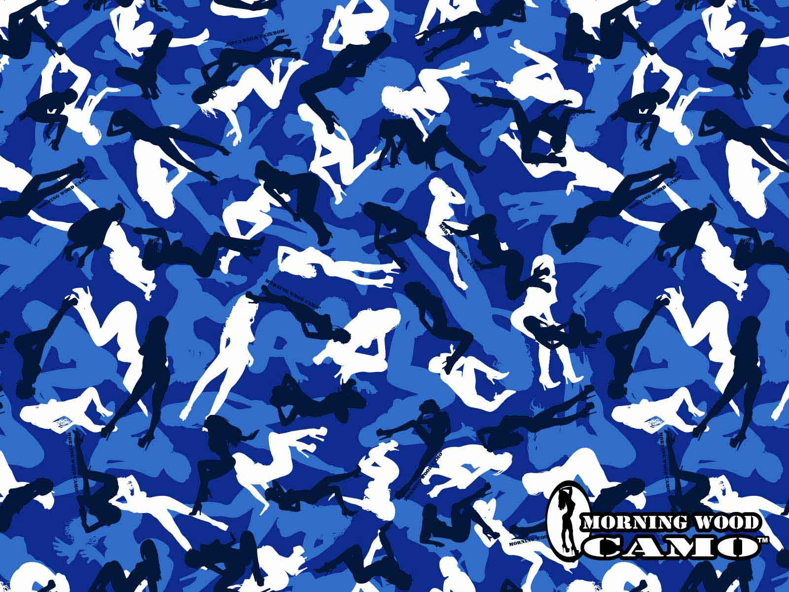 Blue Camouflage Pattern Wallpapers