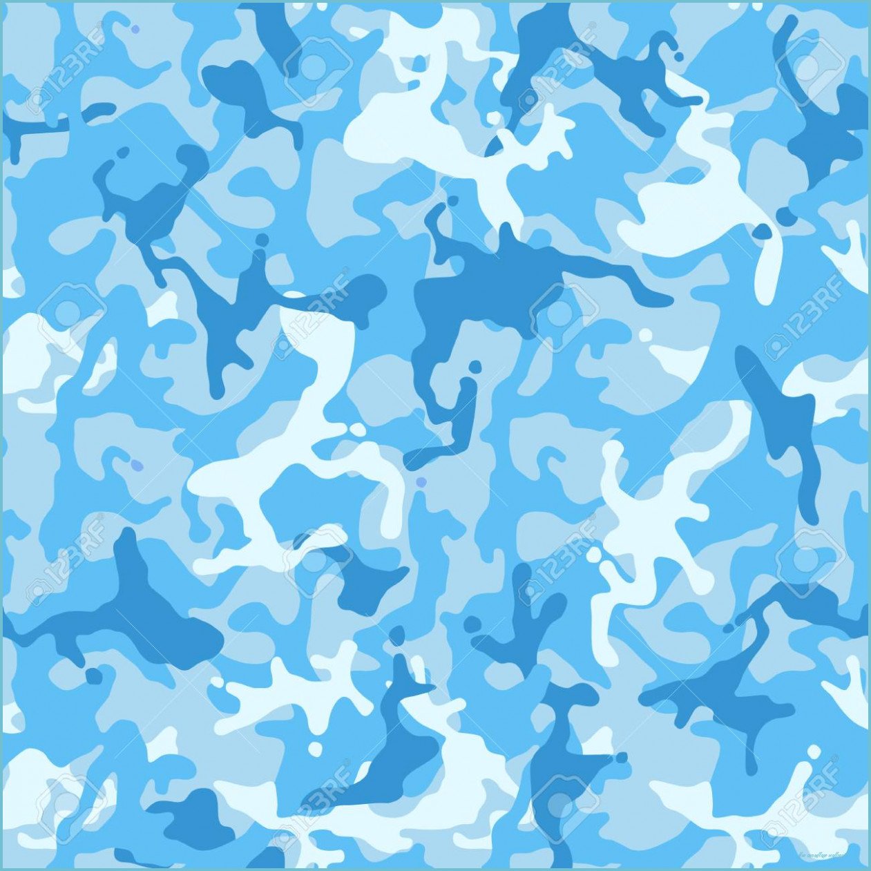 Blue Camouflage Pattern Wallpapers