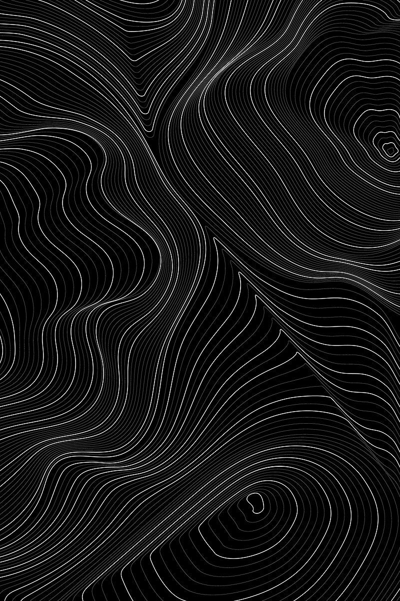 Topography Abstract Black Texture Wallpapers