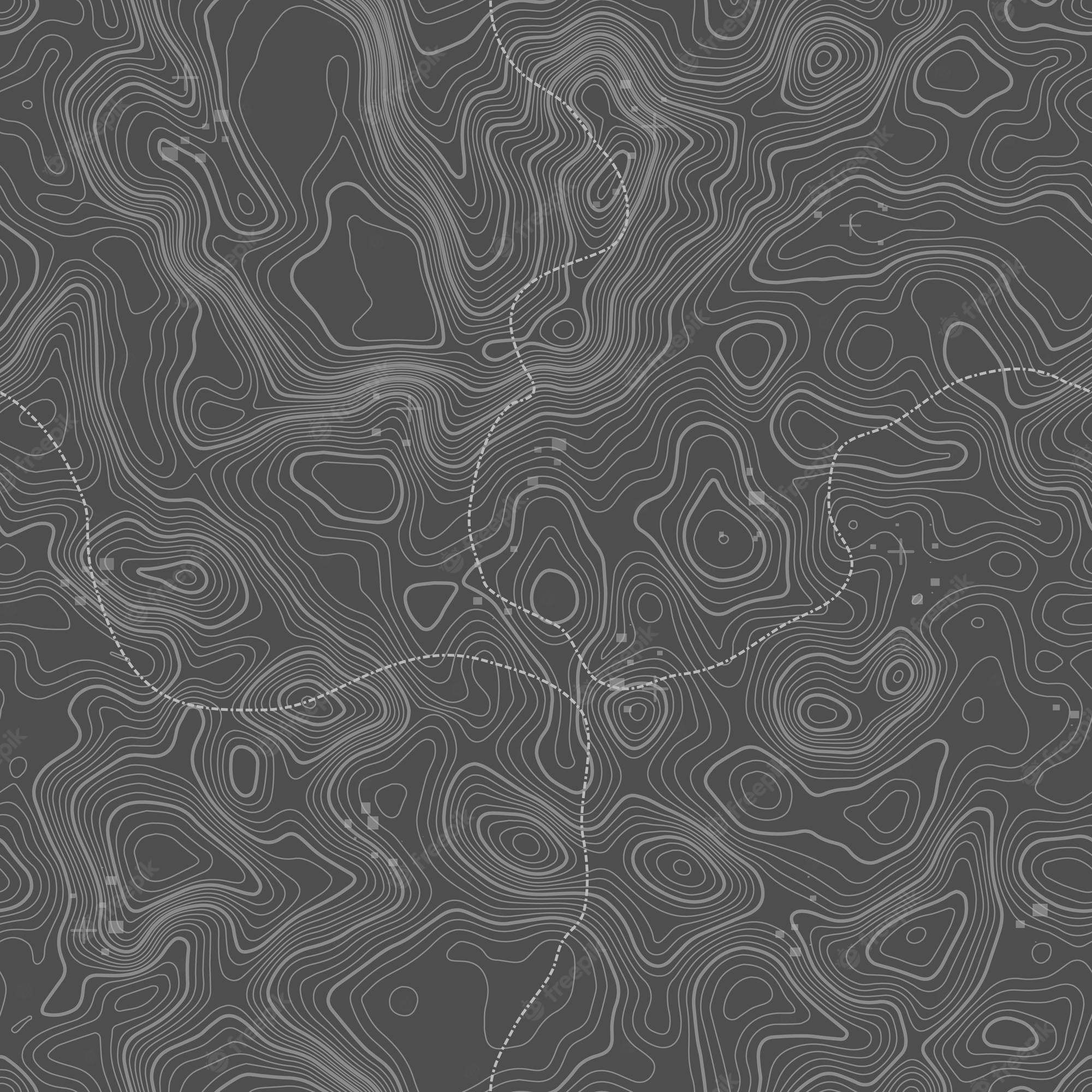 Topography Abstract Black Texture Wallpapers