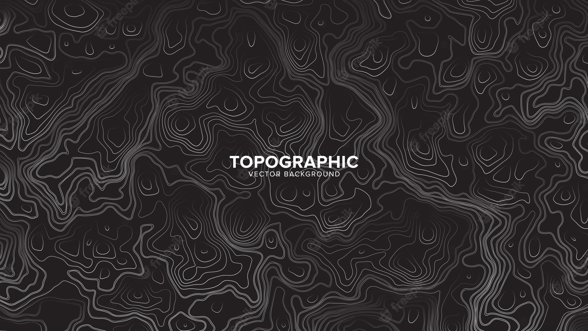 Topography Abstract Black Texture Wallpapers