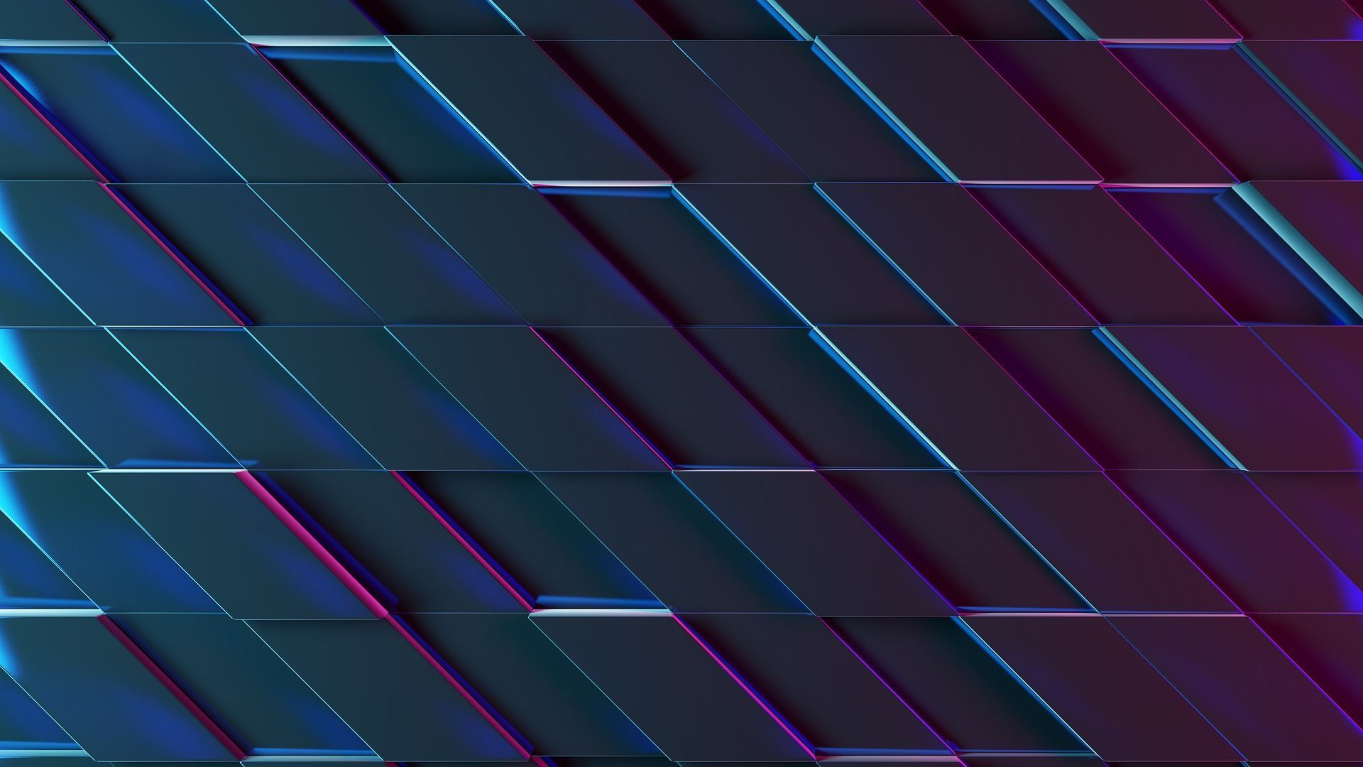 Neon Gradient Glowing Shapes Wallpapers