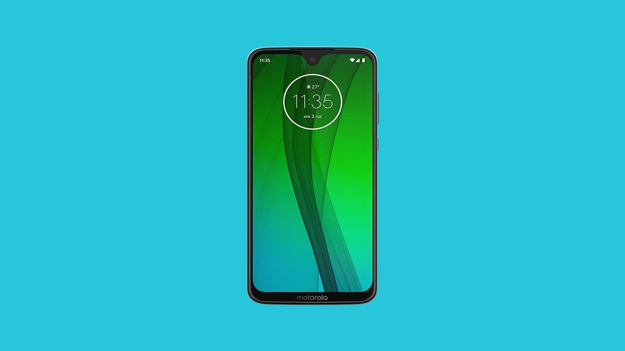 Half Green Light Moto G7 Stock Wallpapers