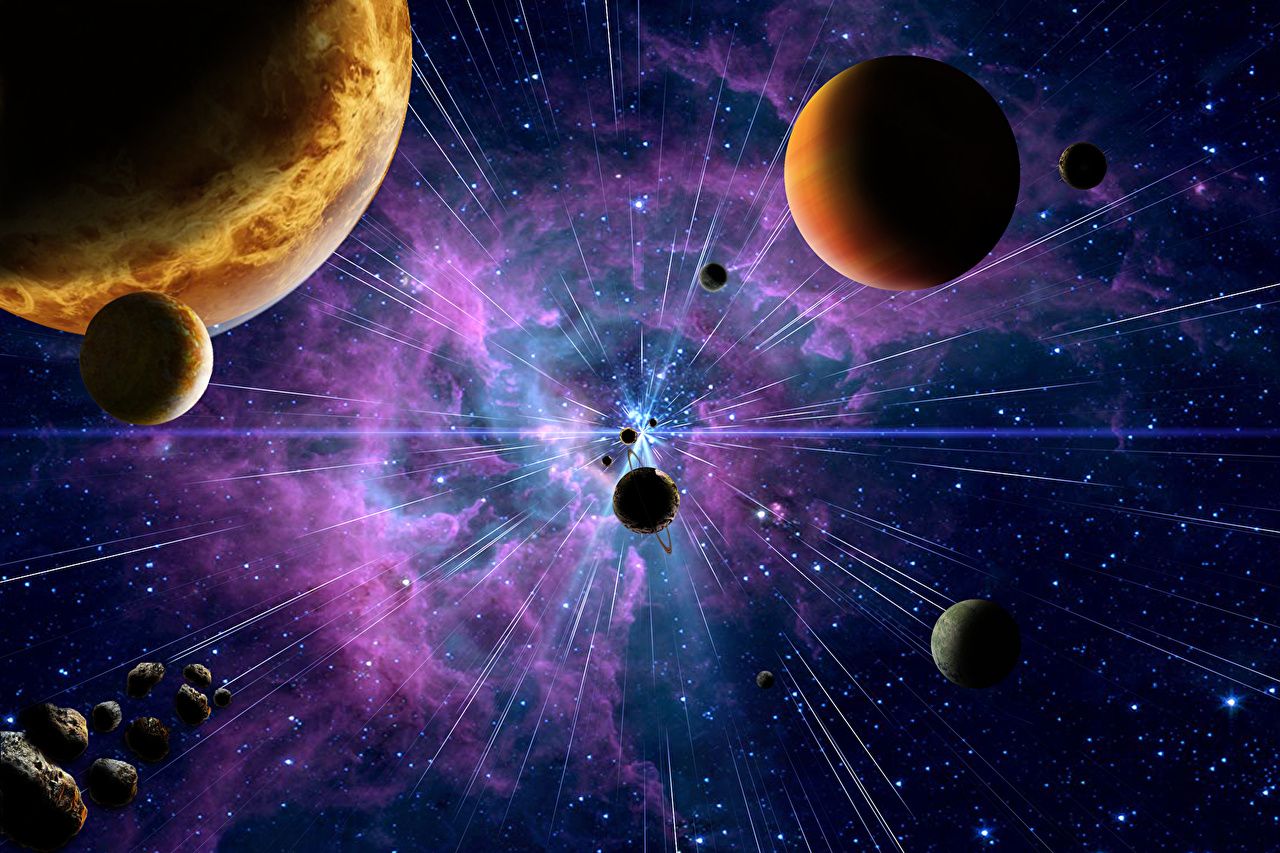 Abstract Space Stars Planet Wallpapers